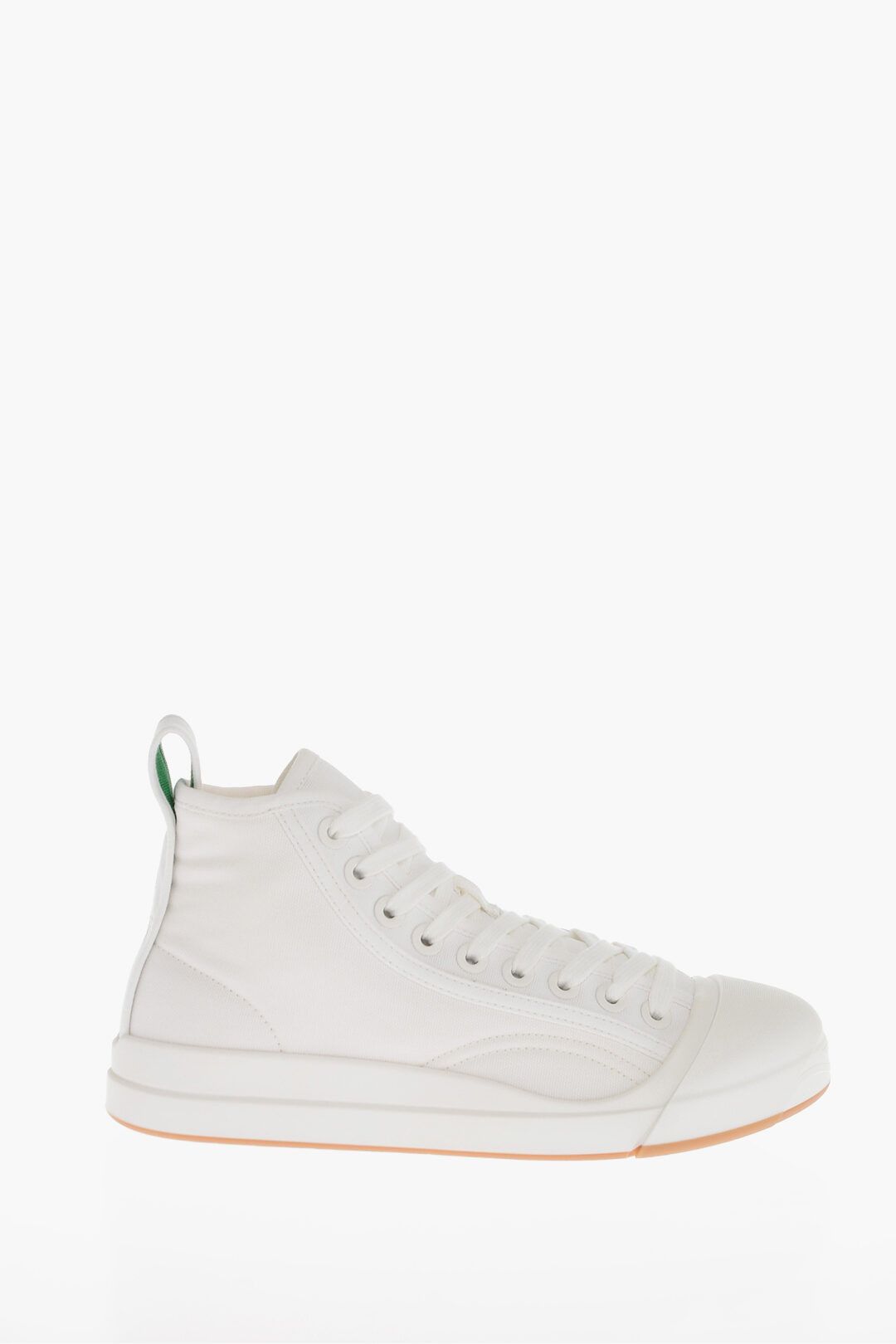 og1mm0825 Canvas Vulcan Hi-Top Sneakers in White