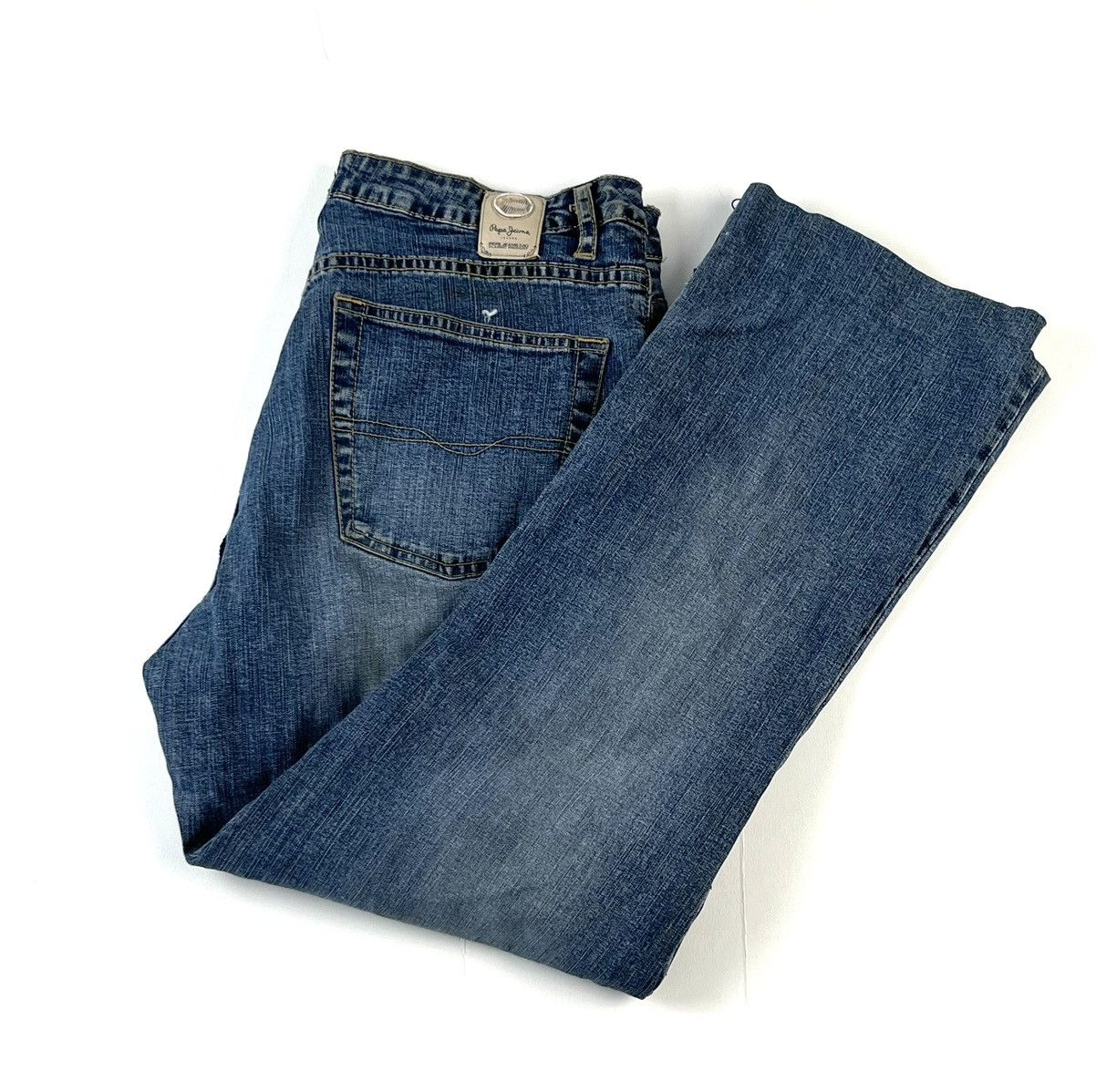 Pepe Jeans Pepe jeans 2000s y2k vintage patchwork jeans embroidered Size US 30 / EU 46 - 9 Thumbnail
