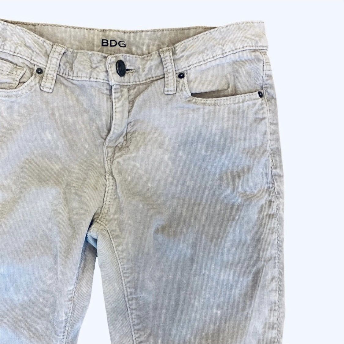 Urban Outfitters Urban outfitters Gray Corduroy Pants Skinny Ankle Low Rise Size 27" / US 4 / IT 40 - 2 Thumbnail