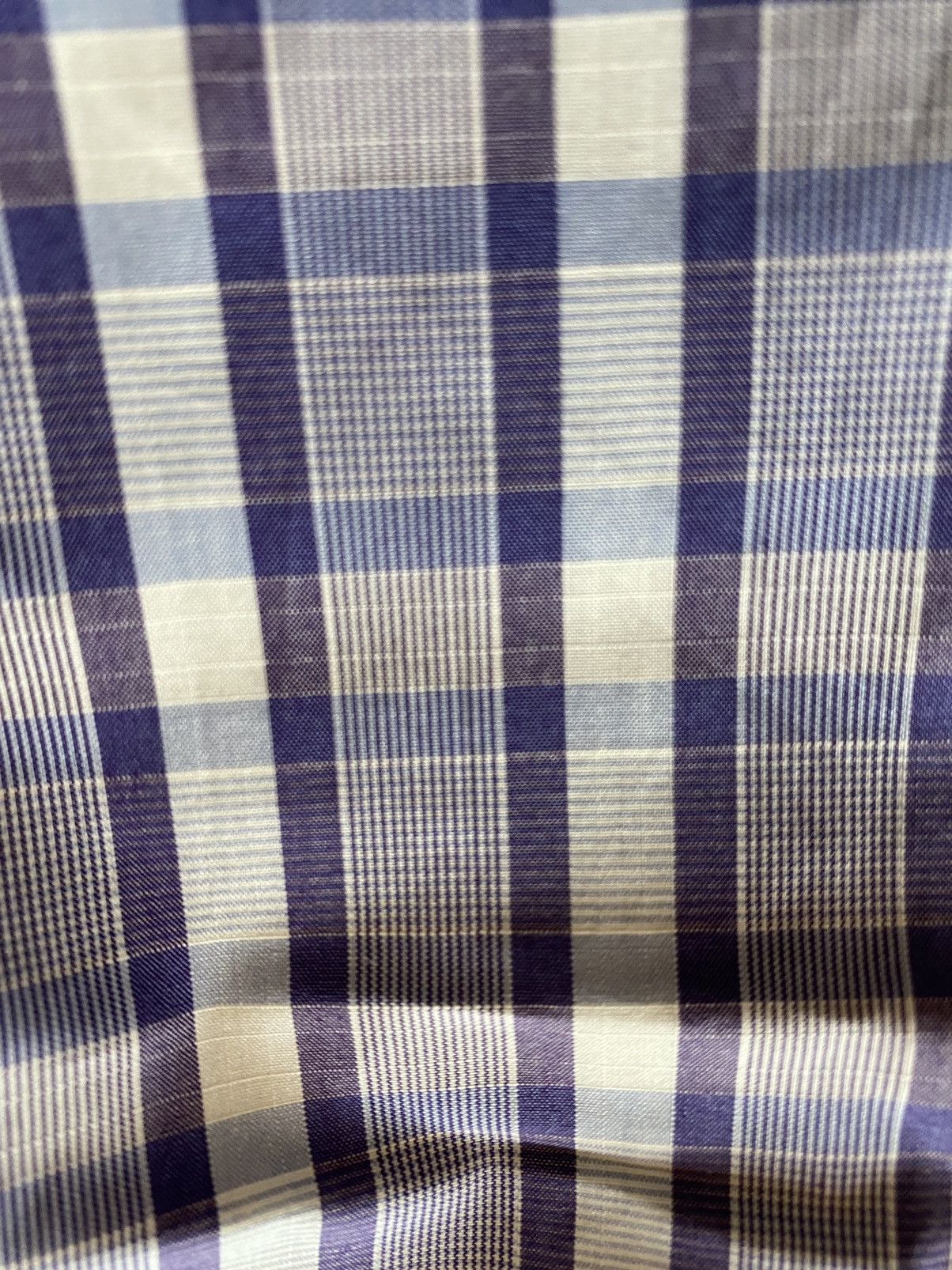 Tom Ford Tom Ford blue purple check shirt 16.5 42e NEW Size US L / EU 52-54 / 3 - 6 Thumbnail
