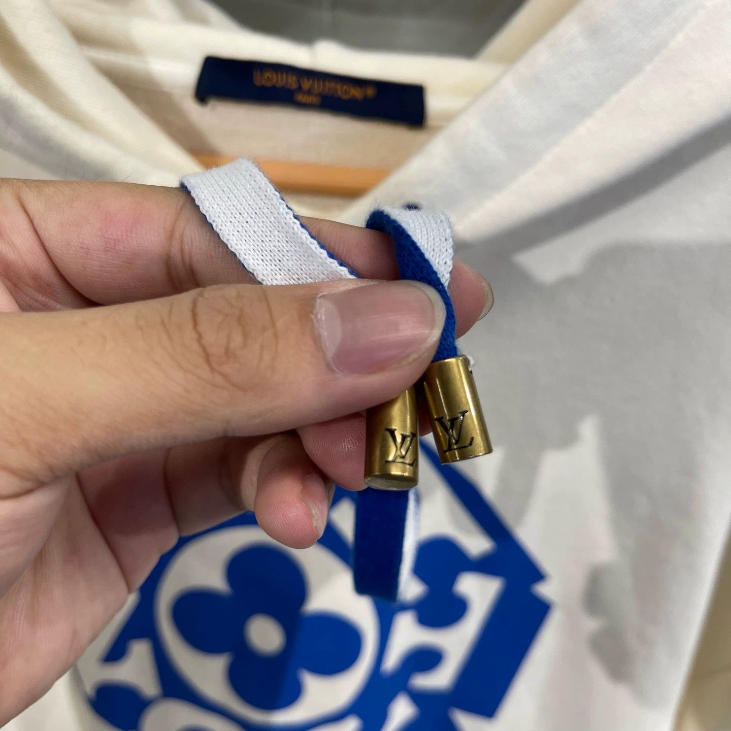 Louis Vuitton LV x Nigo 26ss Logo-printed Hoodie XL 99 New Size US XL / EU 56 / 4 - 4 Thumbnail