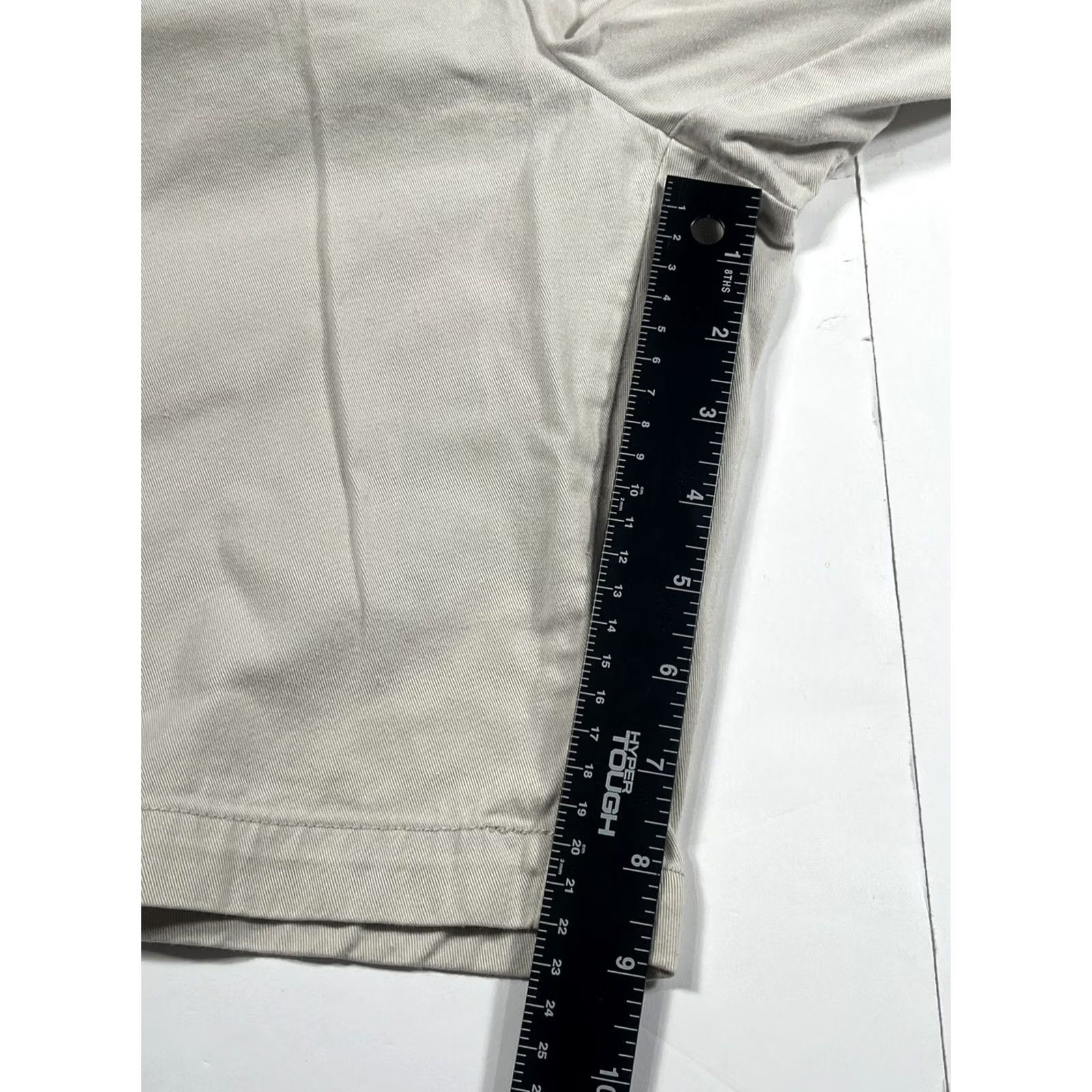 DKNY DKNY Shorts Men 38 Classic Fit Light Beige Cotton Khaki Chino Summer Casual Gel/Khakis? Size US 38 / EU 54 - 5 Thumbnail