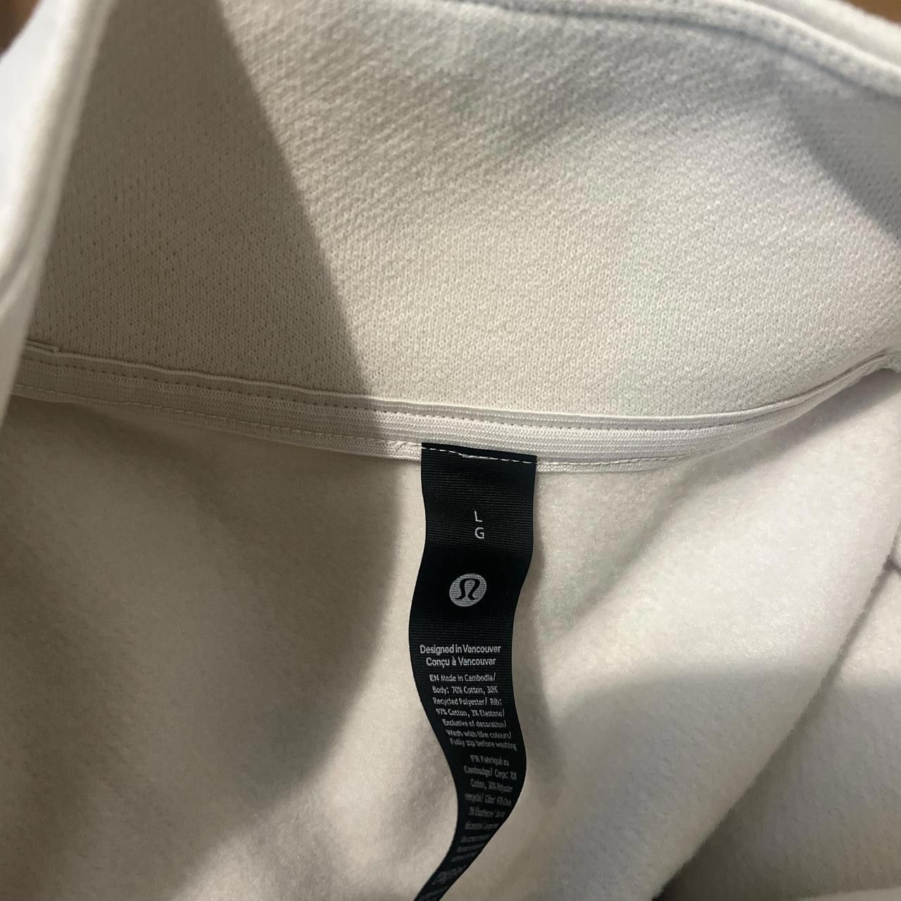 Lululemon Lululemon Men's White and Cream Jumper Size US L / EU 52-54 / 3 - 4 Thumbnail