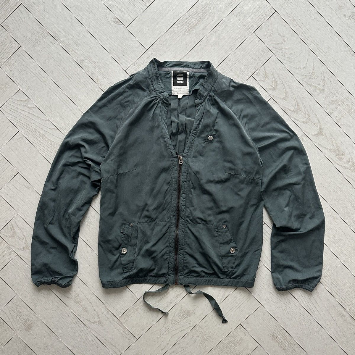 G-Star Vintage 00s G-Star Solar Satin Bomber light jacket y2k og Size L / US 10 / IT 46 - 1 Thumbnail