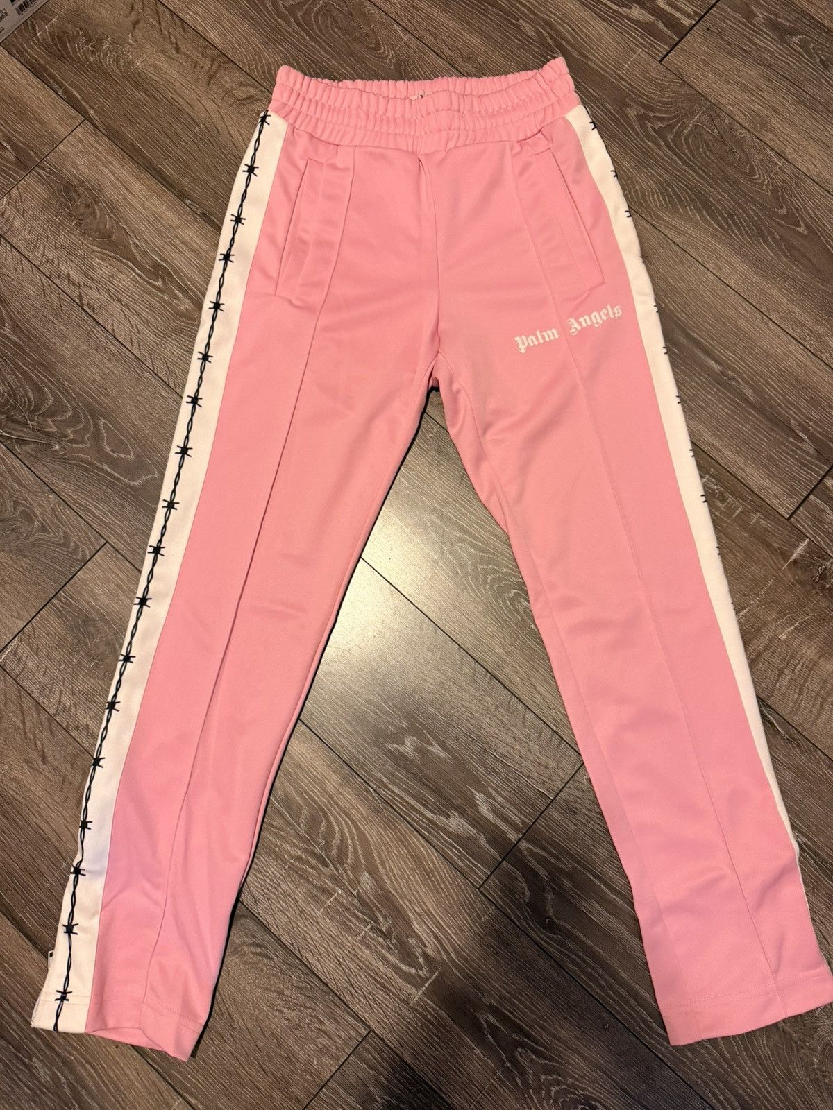Palm Angels Palm Angels Pink thorn track pants Size US 30 / EU 46 - 1 Thumbnail