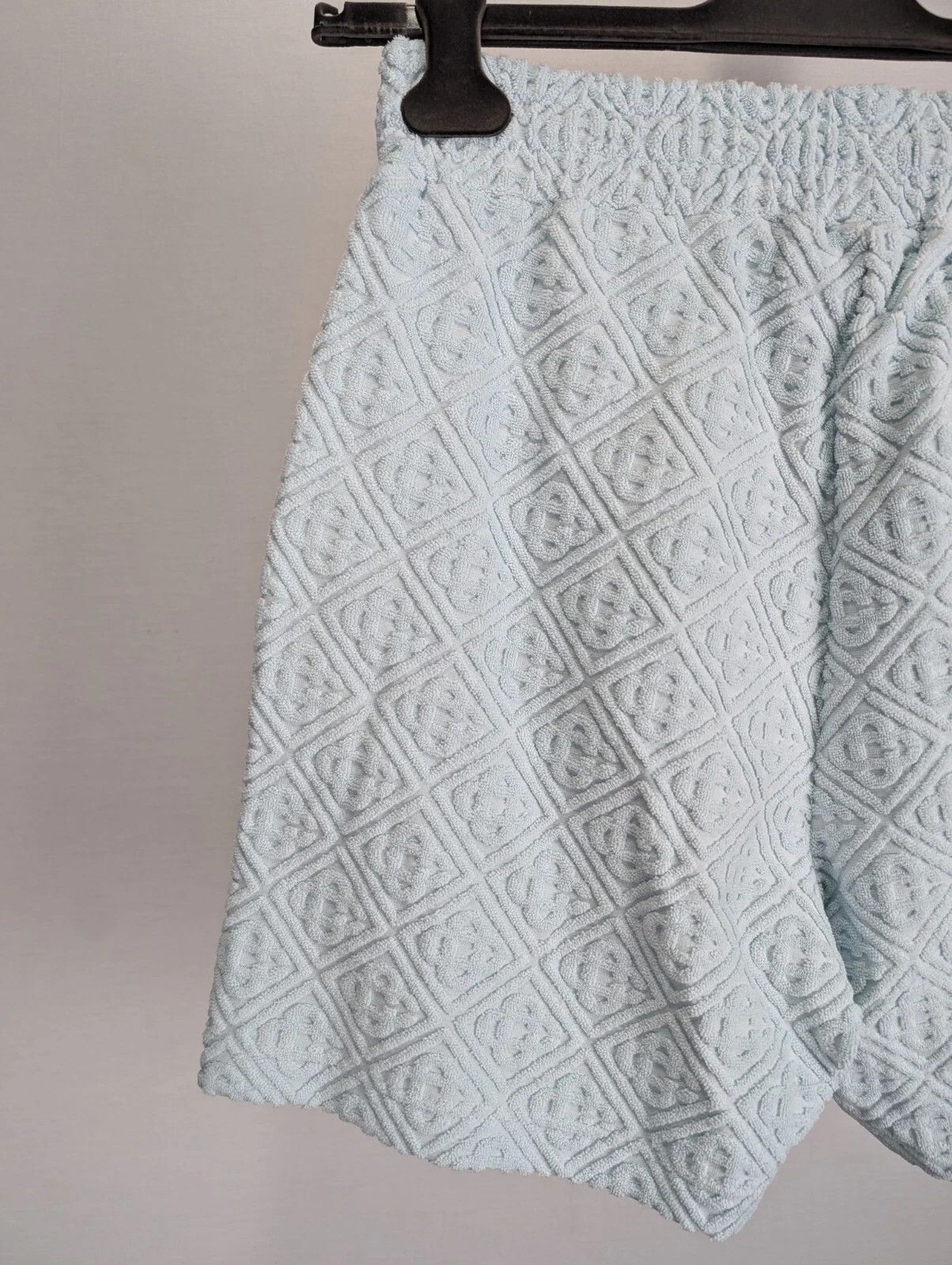 Casablanca o1rshd1 DUP / Towelling Monogram Shorts in Light Blue Size US 30 / EU 46 - 14 Thumbnail