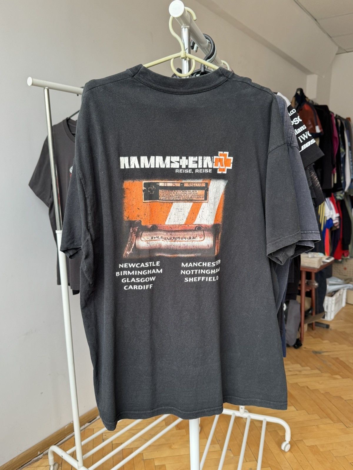 Band Tees Vintage Rammstein Reise Reise Tour T-Shirt Size US L / EU 52-54 / 3 - 1 Thumbnail