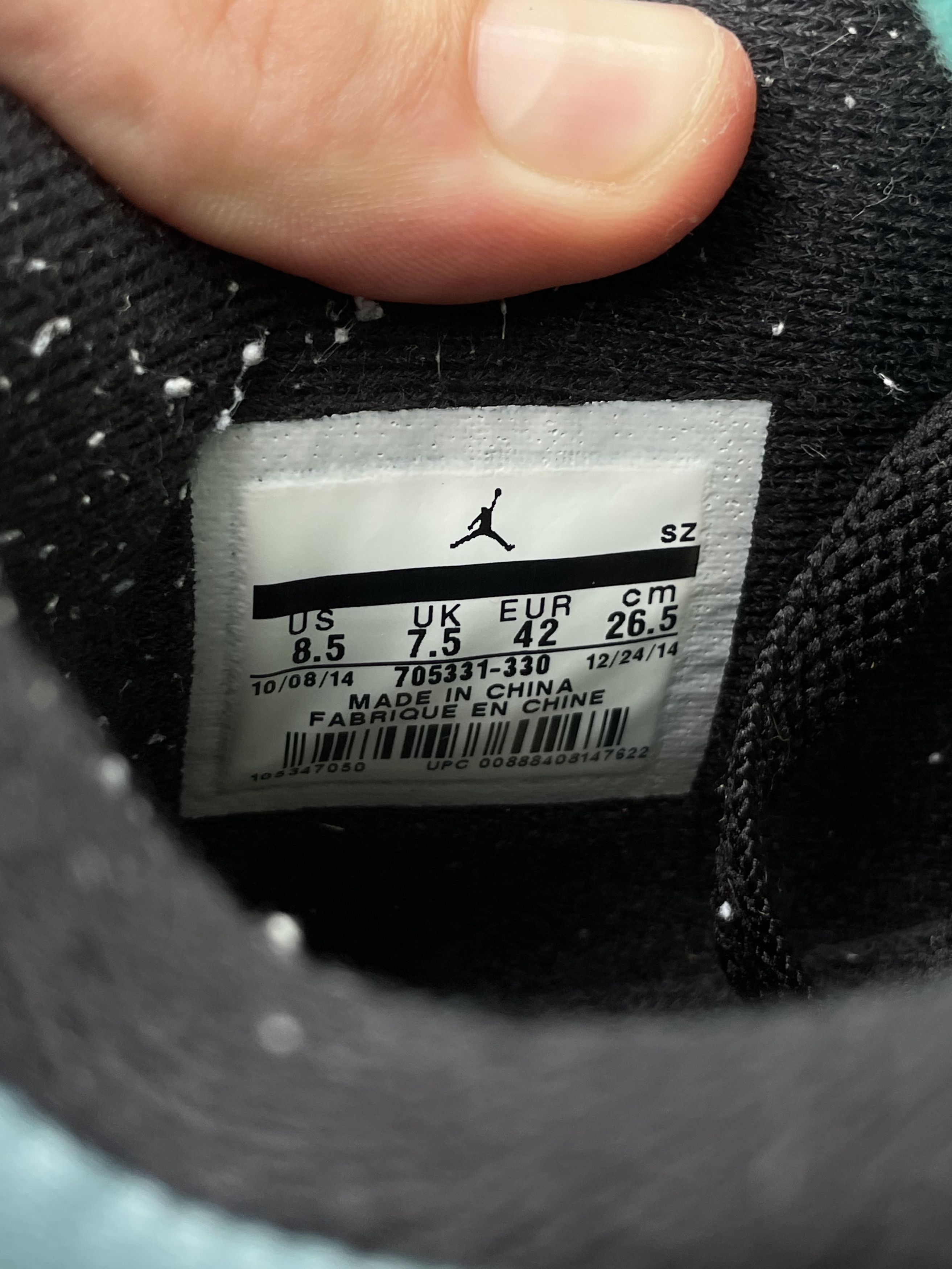Nike Jordan 4 Retro Teal Size US 8.5 / EU 41-42 - 4 Thumbnail