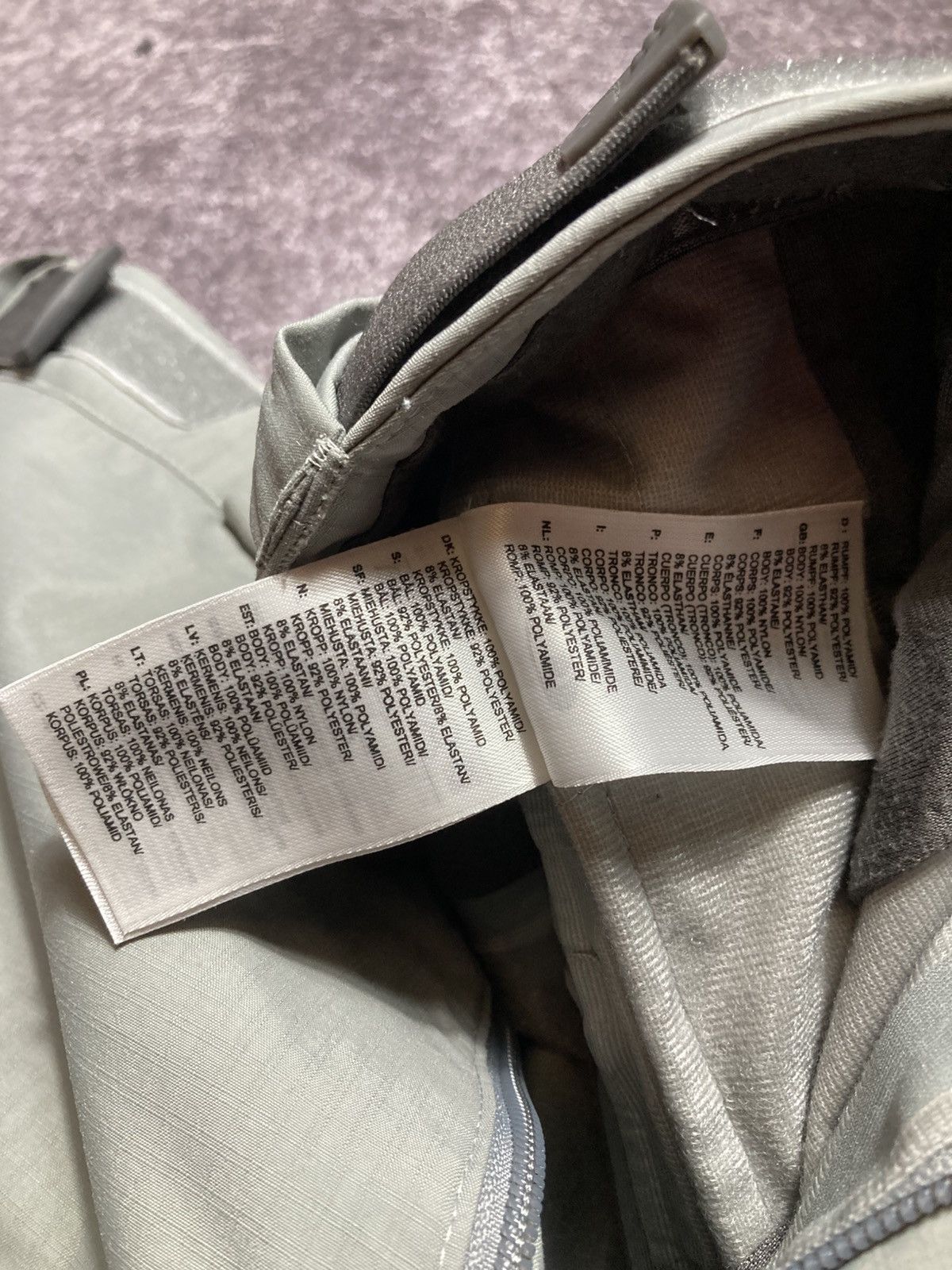 Salomon Vintage Salomon Techwear Ski Pants Clima Pro Storm Grey Size US 32 / EU 48 - 15 Thumbnail