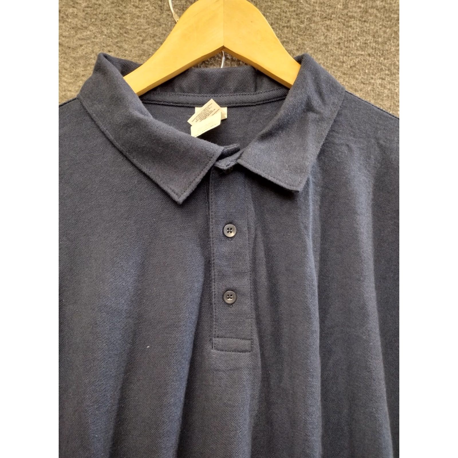 Gildan Gildan DryBlend Polo Shirt Navy 4XL Mens Polo Shirt Button-Up Short Sleeve Casual Sports Shirt Size US XXL / EU 58 / 5 - 3 Thumbnail