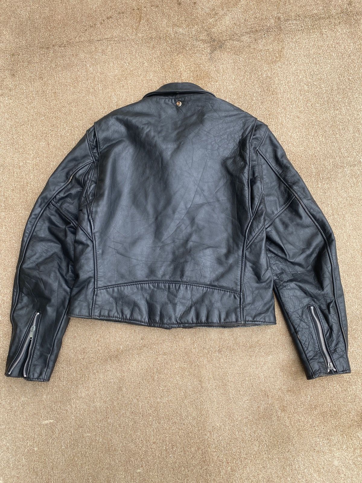 Schott × Vintage Vintage schott perfector double colar leather jacket Size US M / EU 48-50 / 2 - 2 Thumbnail