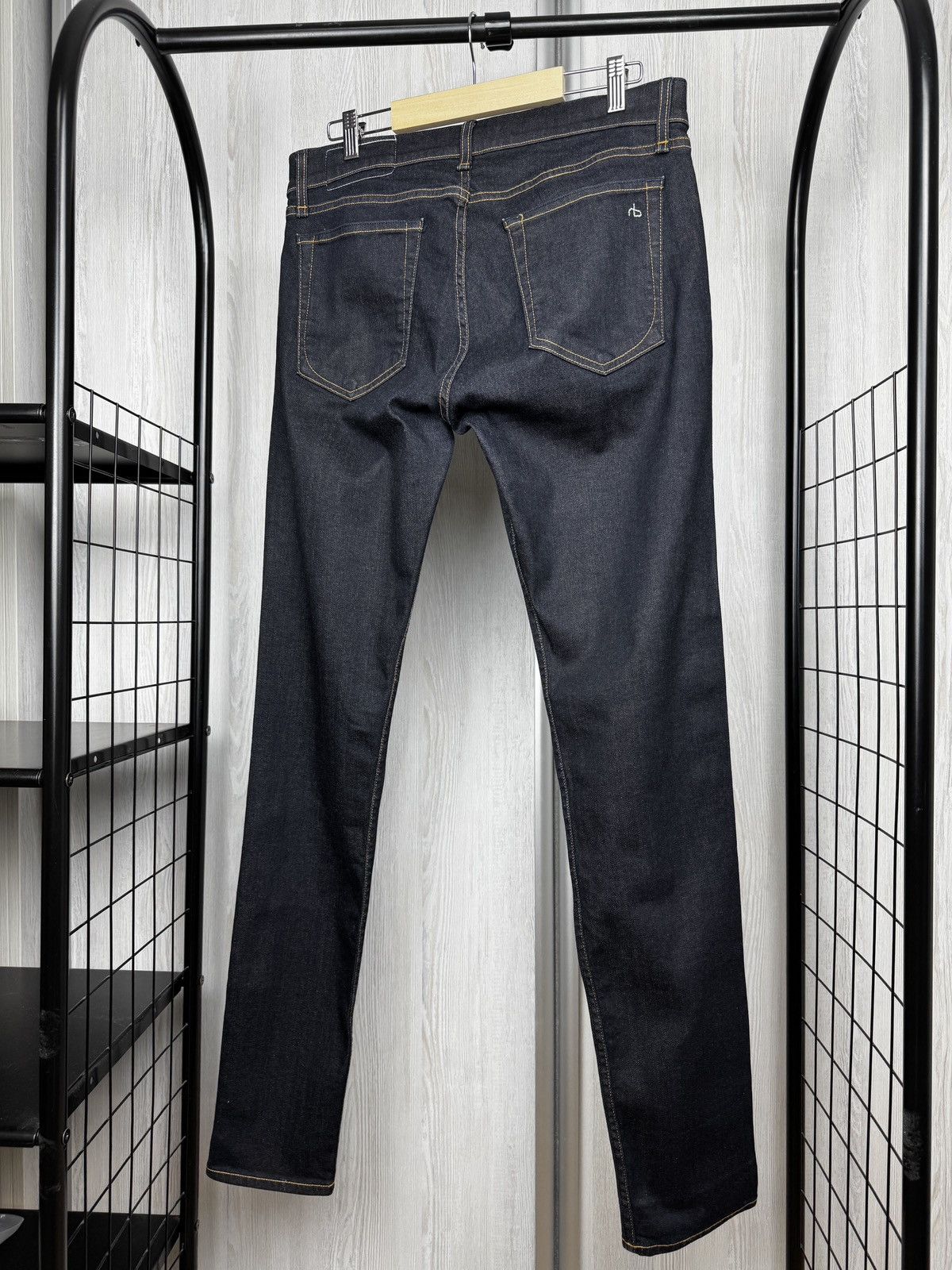 Rag & Bone Rag & Bone indigo blue standard issue skinny leg denim jeans Size US 32 / EU 48 - 3 Thumbnail