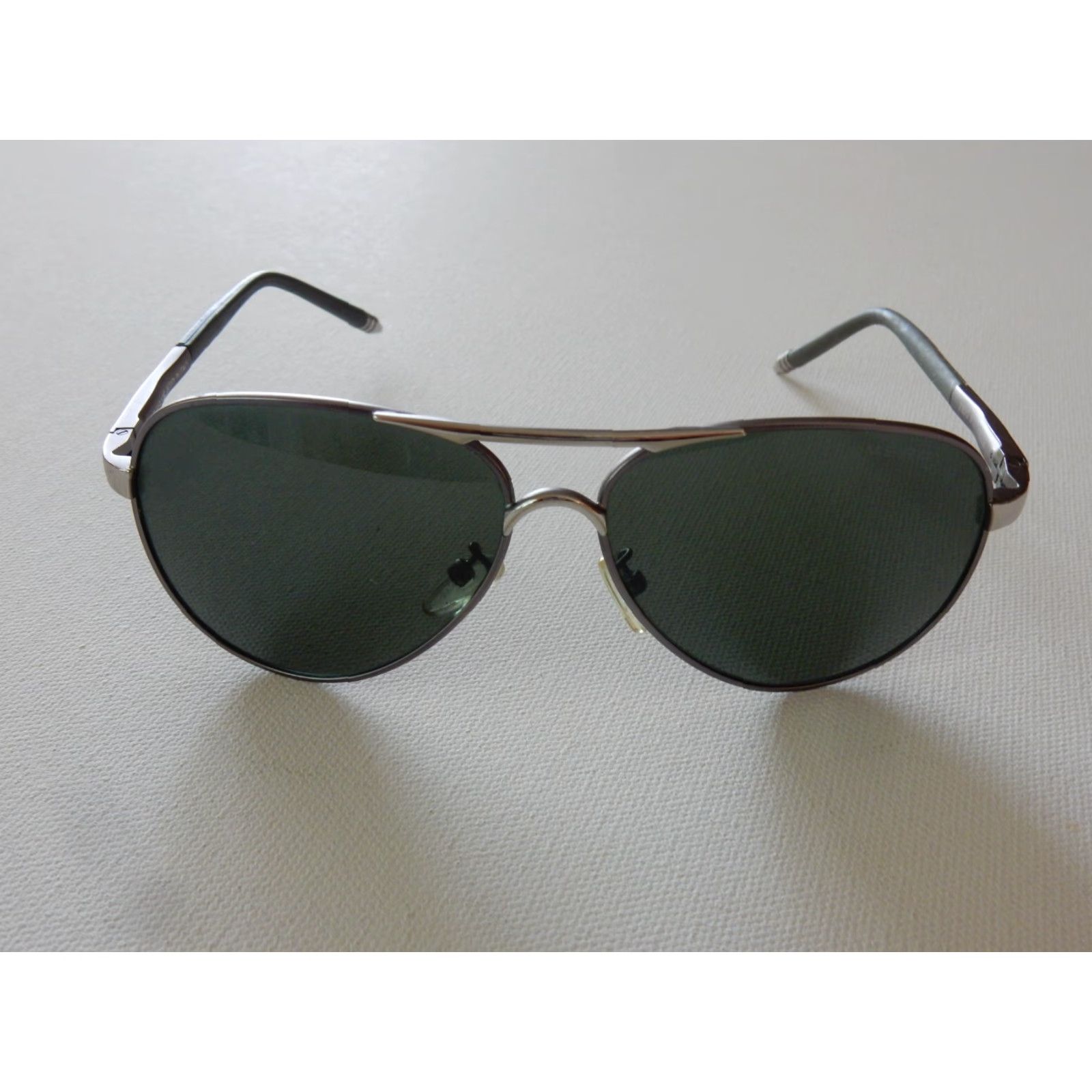 Vintage VINTAGE Merrys Aviator Sunglasses Men Silver Small Scratches Size ONE SIZE - 2 Thumbnail
