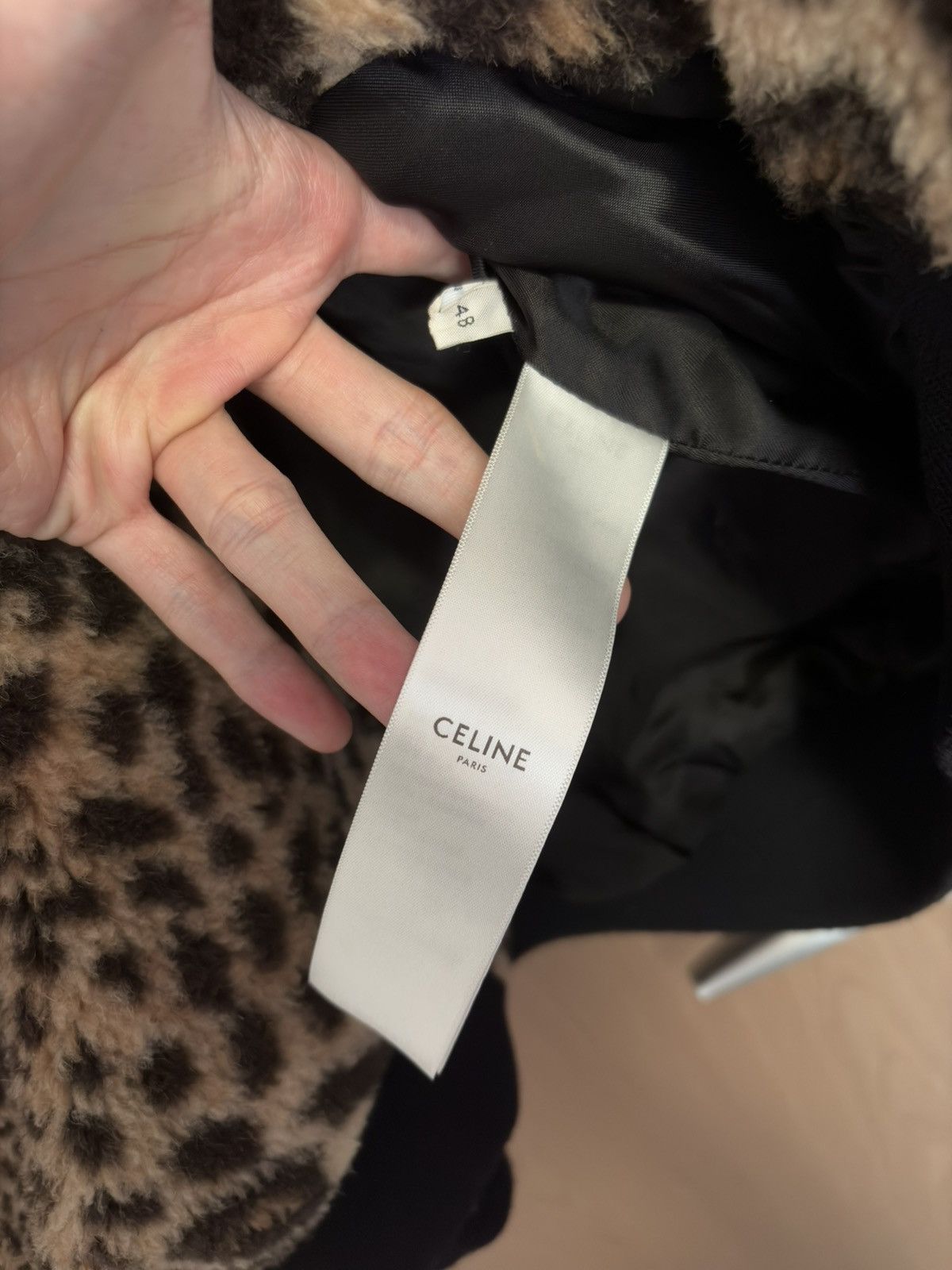 Celine Celine 22 Hedi Boy Doll Leopard Varsity Bomber Jacket Size US M / EU 48-50 / 2 - 6 Thumbnail