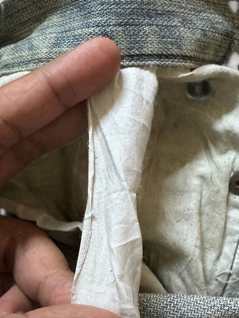 Le Grande Bleu (L.G.B.) Vintage Japanese Brand Mudwash Ripped Grunge Distress Denim Size US 31 - 7 Thumbnail