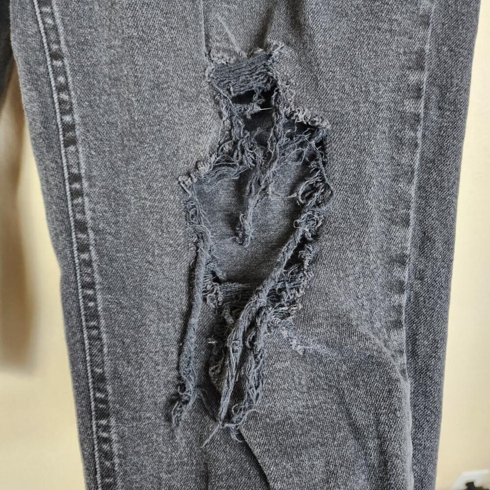 Other Soft Black Distressed Size 17 Jeans Size 30" / US 8 / IT 44 - 4 Thumbnail