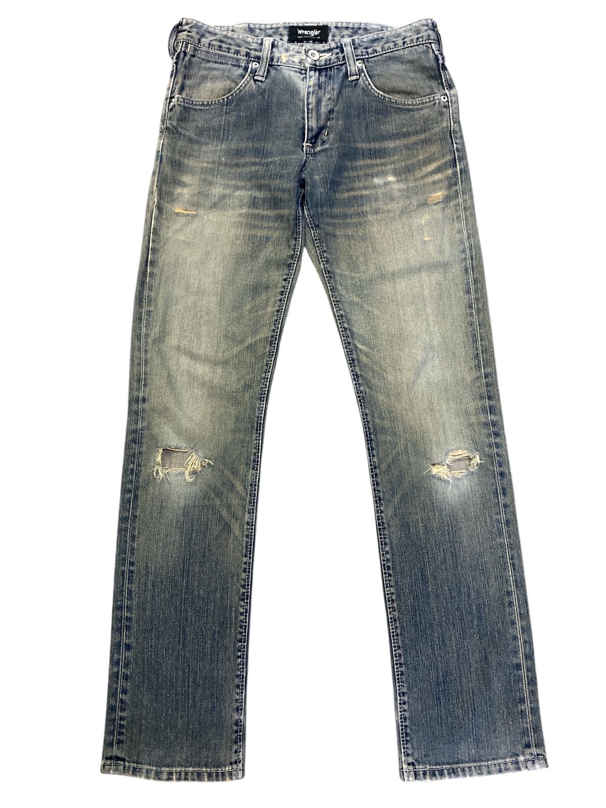 Vintage × Wrangler Vintage Wrangler Faded Distressed Jeans Size US 30 / EU 46 - 2 Thumbnail