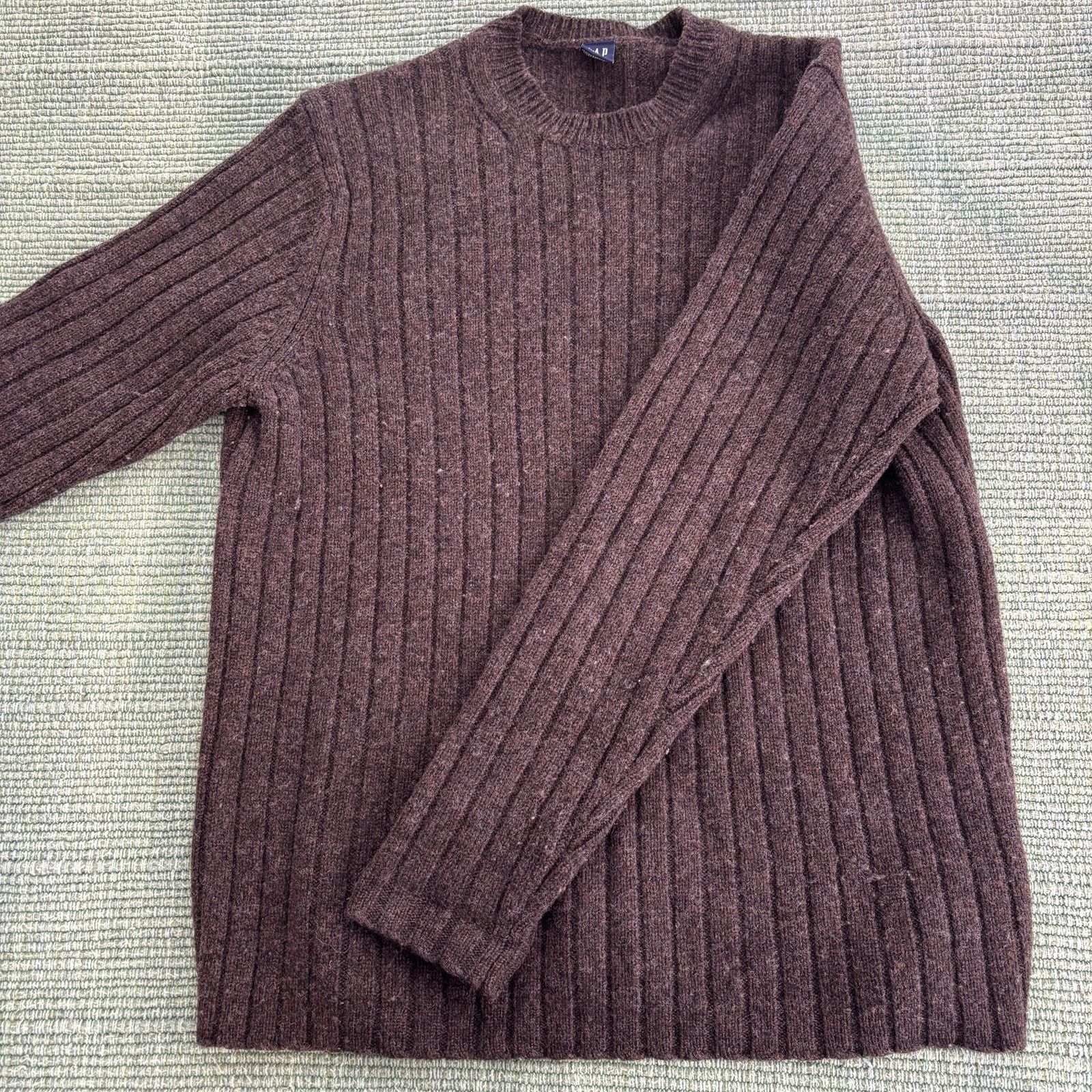 Gap Brown knit lambs wool GAP womens sweater size S Size S / US 4 / IT 40 - 6 Thumbnail