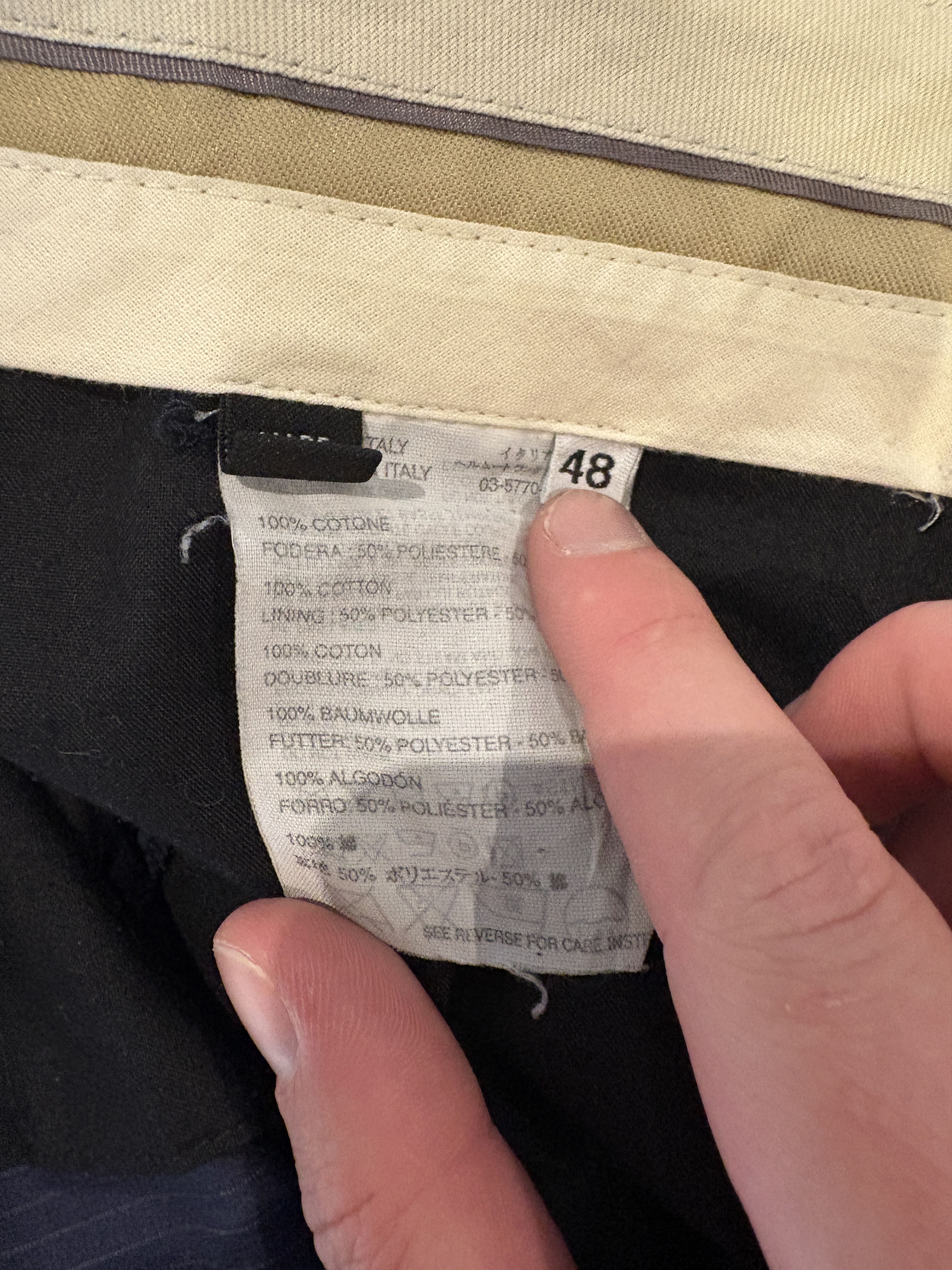 Helmut Lang 02 Blue Pinstripe Suit Size 48R - 9 Thumbnail