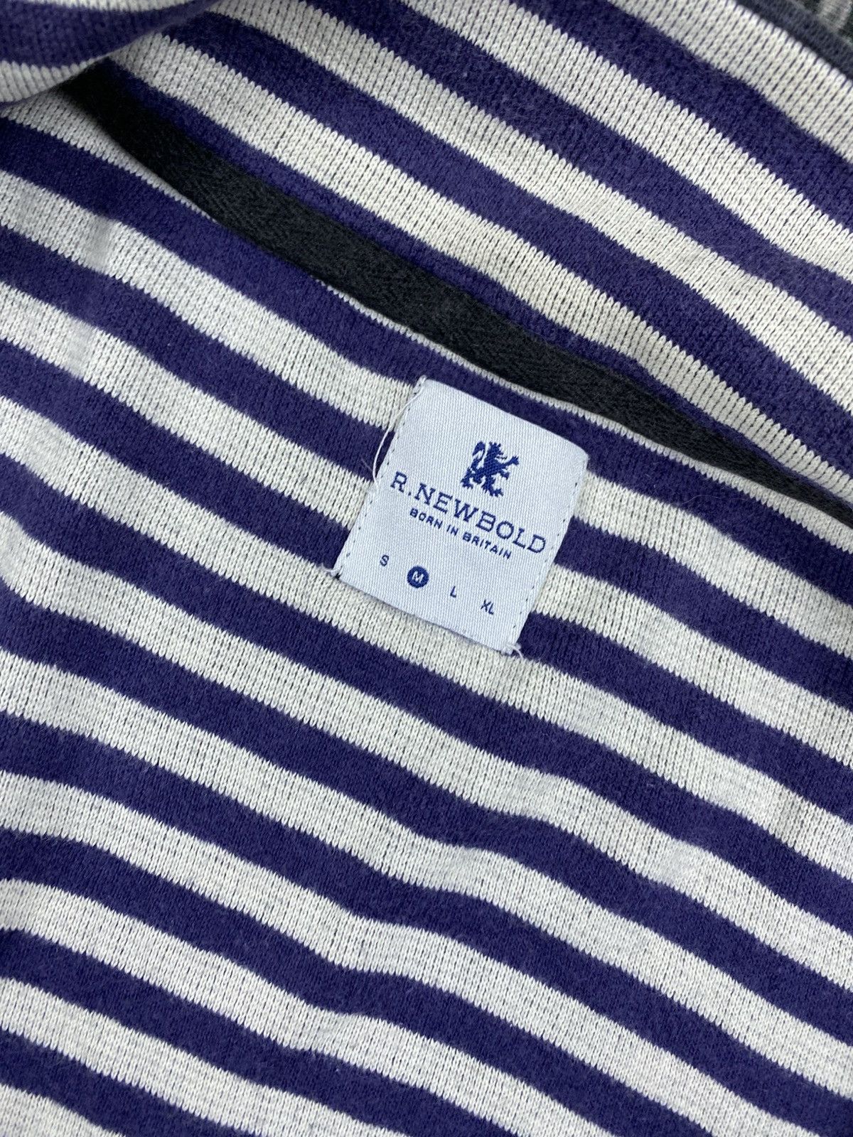 R.Newbold Vtg R.Newbold Button Up Striped Lining Sweat Jacket Size US M / EU 48-50 / 2 - 9 Thumbnail