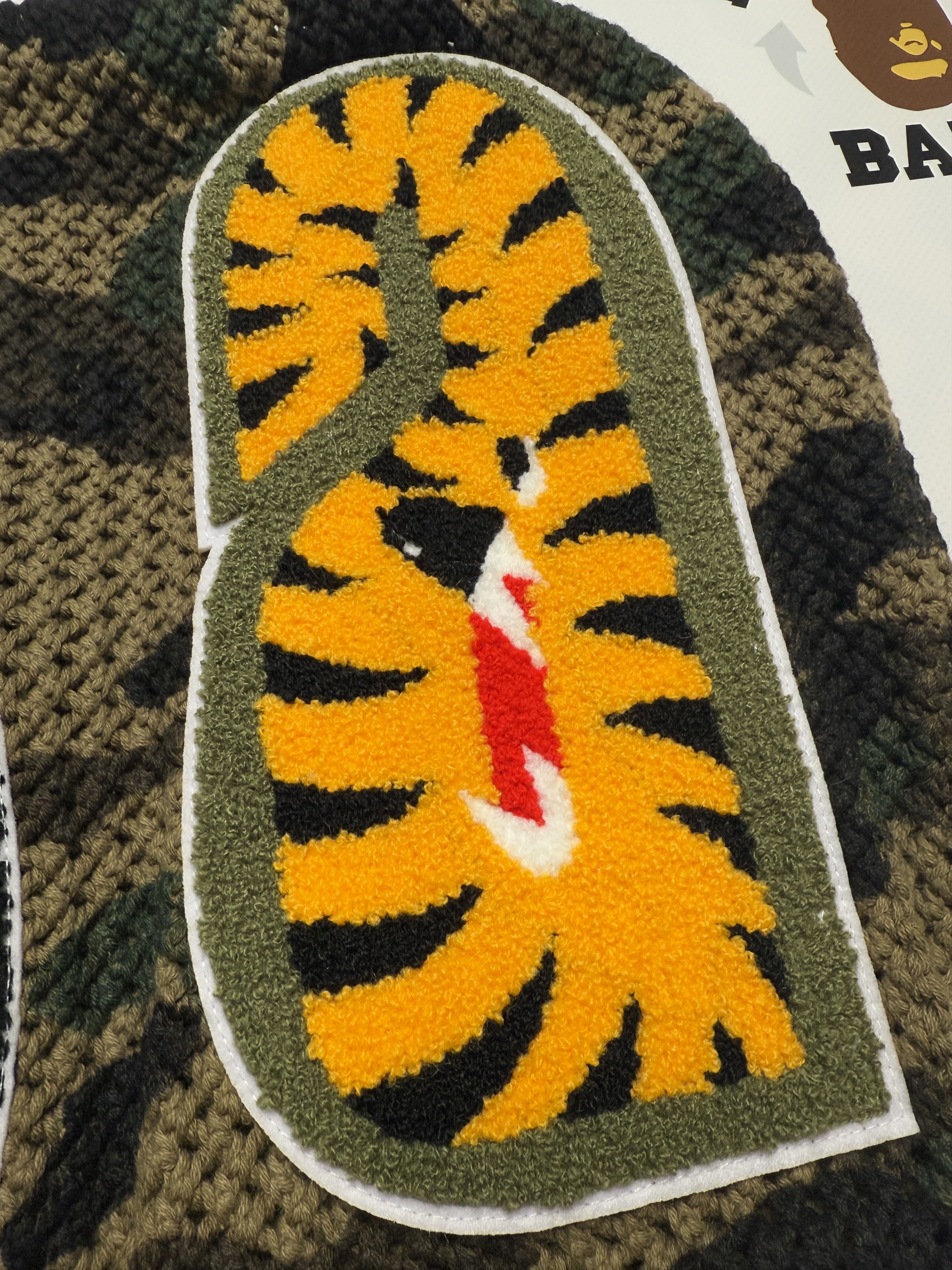 Bape 1ST CAMO CROCHET SHARK FULL ZIP HOODIE Size US L / EU 52-54 / 3 - 7 Thumbnail