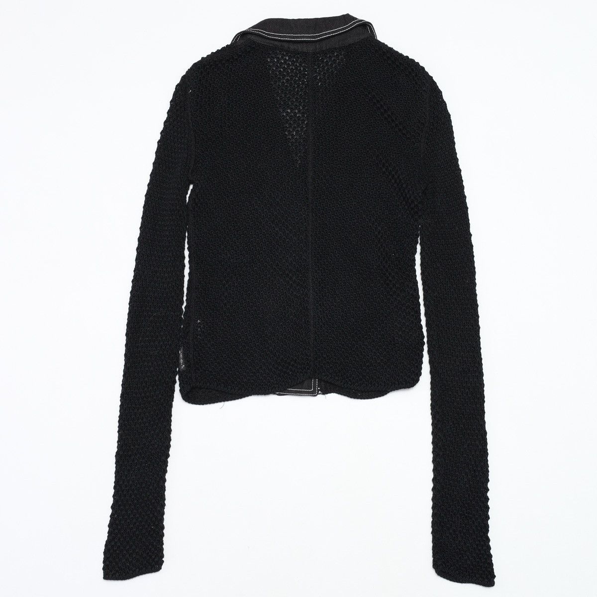 Armani Armani Jeans Cotton Knitted Blazer Cable Size M / US 6-8 / IT 42-44 - 11 Thumbnail