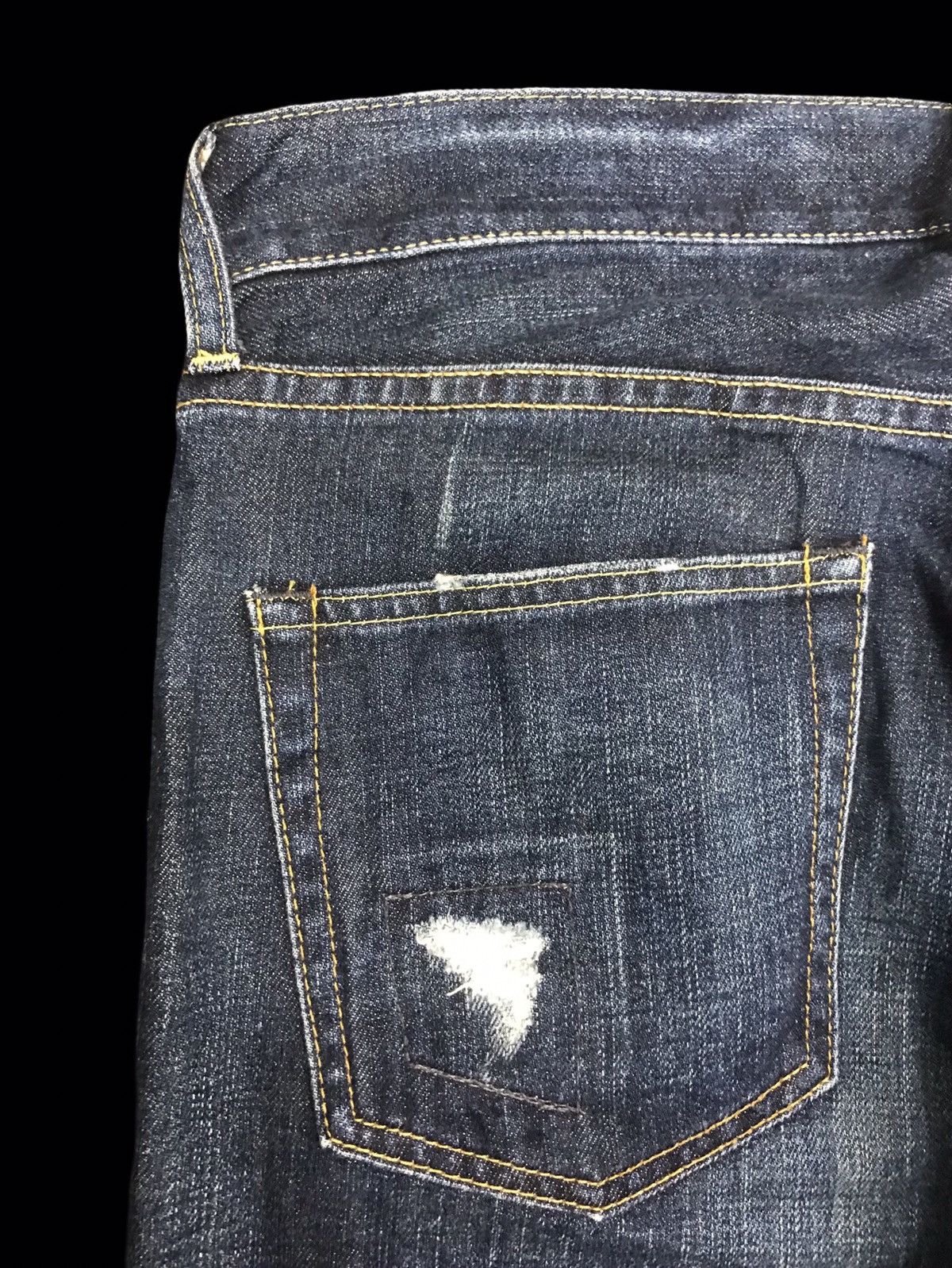 Japanese Brand 💥DENIM ART💥BACK NUMBER JAPAN DISTRESSED PAINTER DENIM F140 Size US 32 / EU 48 - 16 Thumbnail