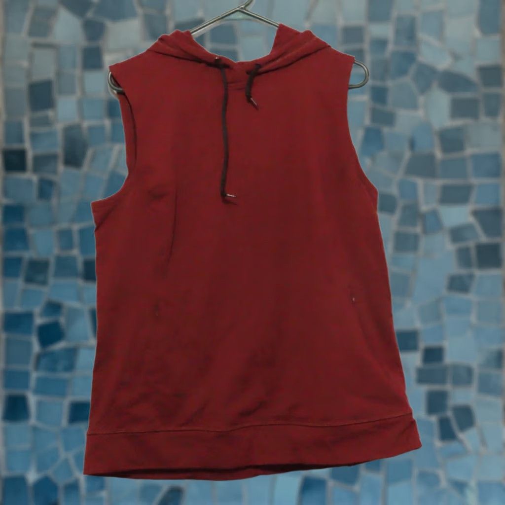 Duluth Trading Company Duluth Women's L Hot NoGA Pullover Hooded Vest Burgundy Fleece Jacket/Coat Vest Outdoor Hiking Active Casual Travel All Seasons Pockets Stretch Womens Size L / US 10 / IT 46 - 1 Thumbnail