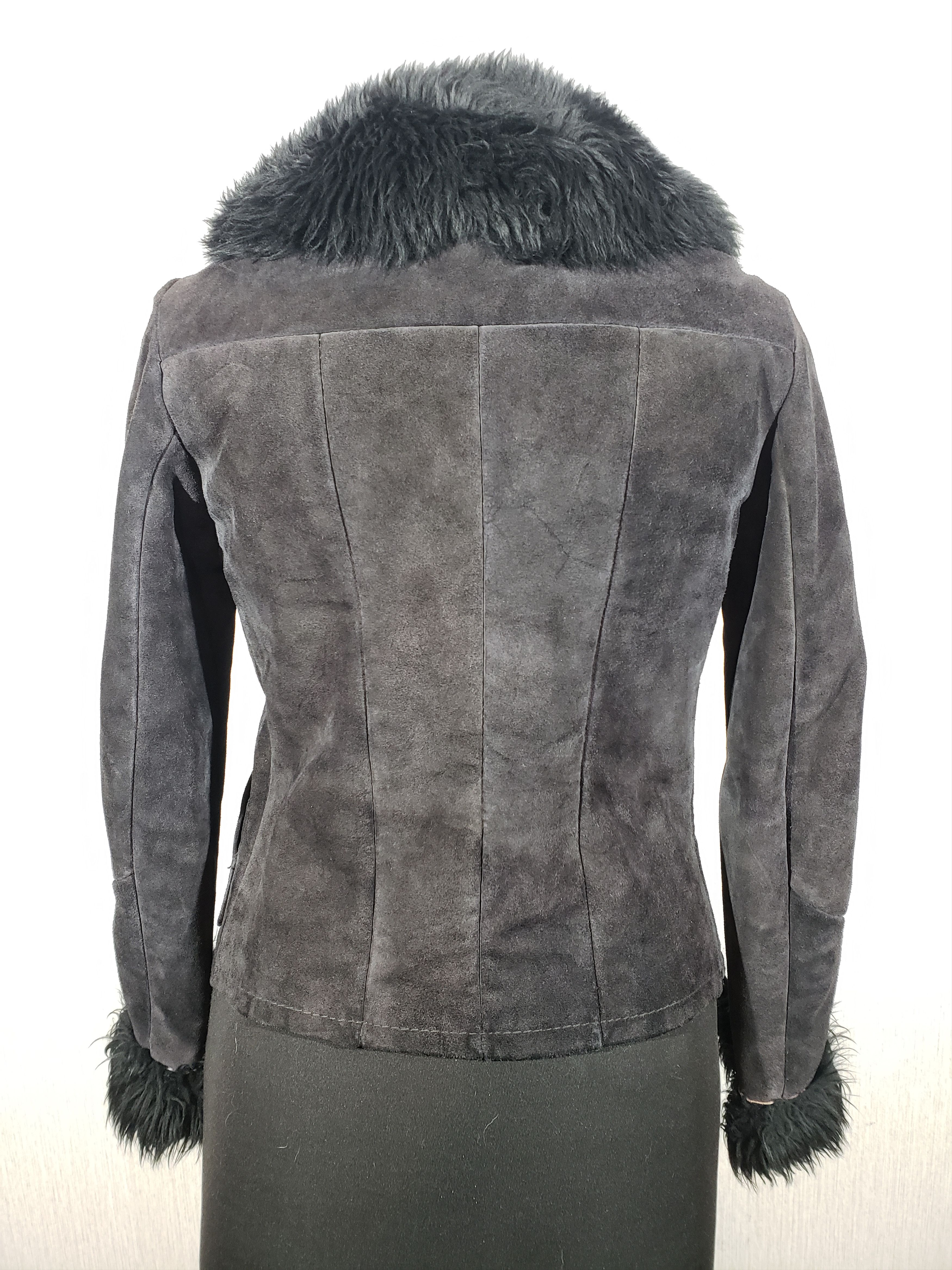Genuine Leather Beautiful black women's leather jacket. Size M / US 6-8 / IT 42-44 - 4 Thumbnail