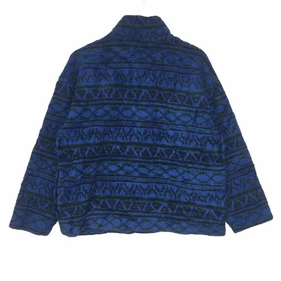 Vintage BOSSY HILL International Navajo Aztec Fleece Jacket Size US M / EU 48-50 / 2 - 2 Thumbnail