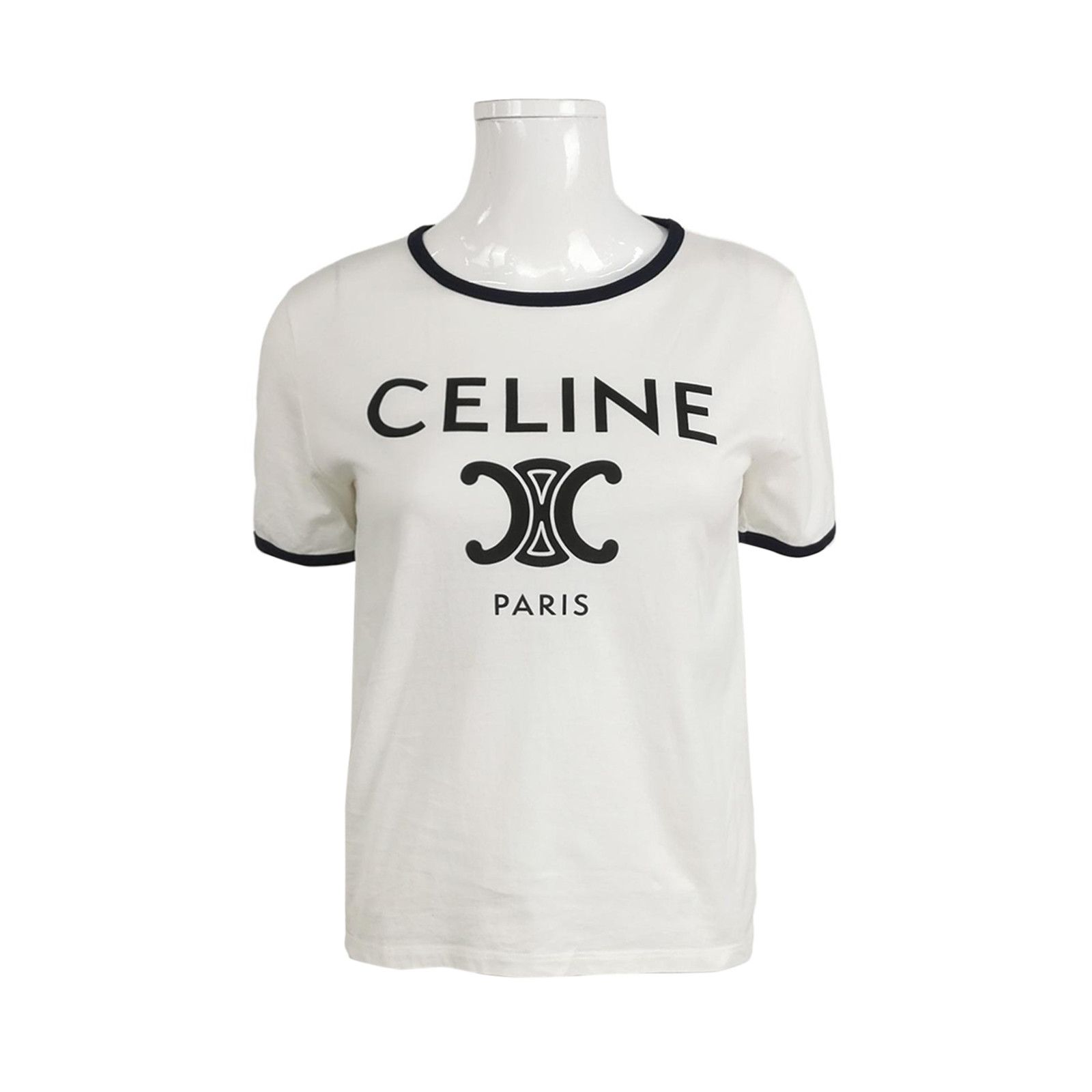 Celine Celine Logo T-Shirt Size S Size S / US 4 / IT 40 - 1 Thumbnail