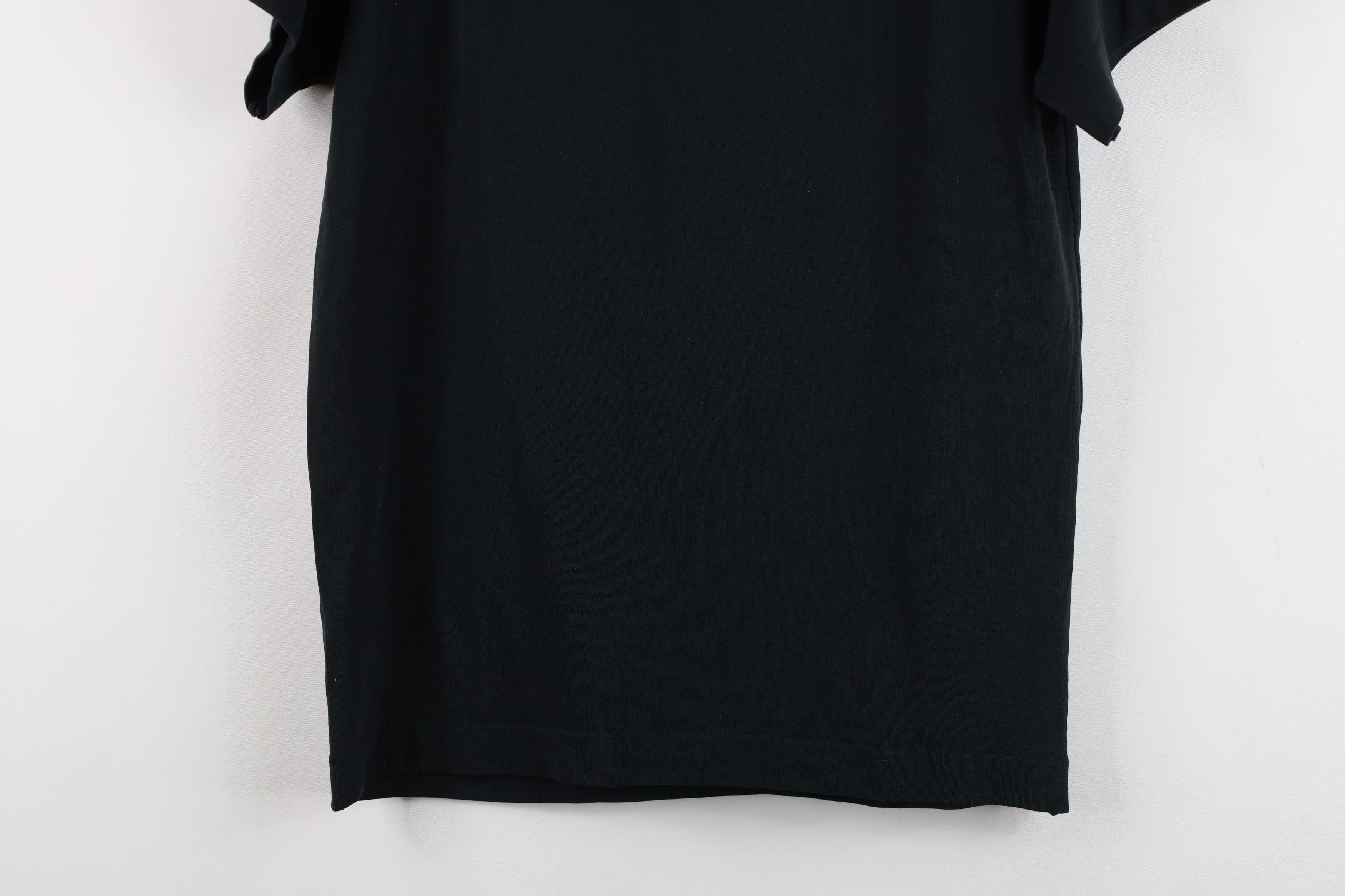 Vintage Vintage 50s 60 Ban Lon Faded Back Zip Knit T-Shirt Black USA Size S / US 4 / IT 40 - 3 Thumbnail