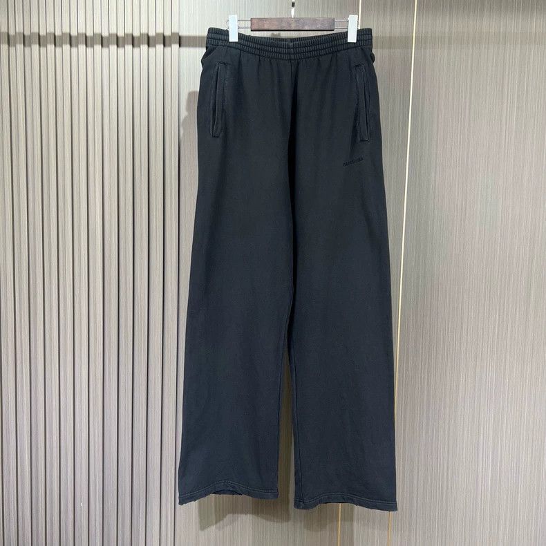 Balenciaga Balenciaga size M Embroidered Letter Washed Wide Leg Trous Size US 27 - 1 Thumbnail