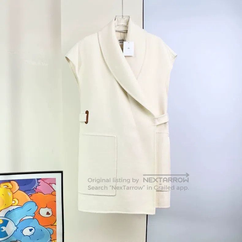 Hermes Hermes Sleeveless Cashmere Vest Size XXS / US 00 / IT 34 - 1 Thumbnail