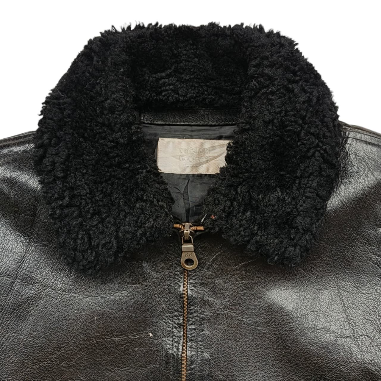 Japanese Brand Tabloid News G-1 Flight Leather Goat Skin Jacket Size US S / EU 44-46 / 1 - 3 Thumbnail