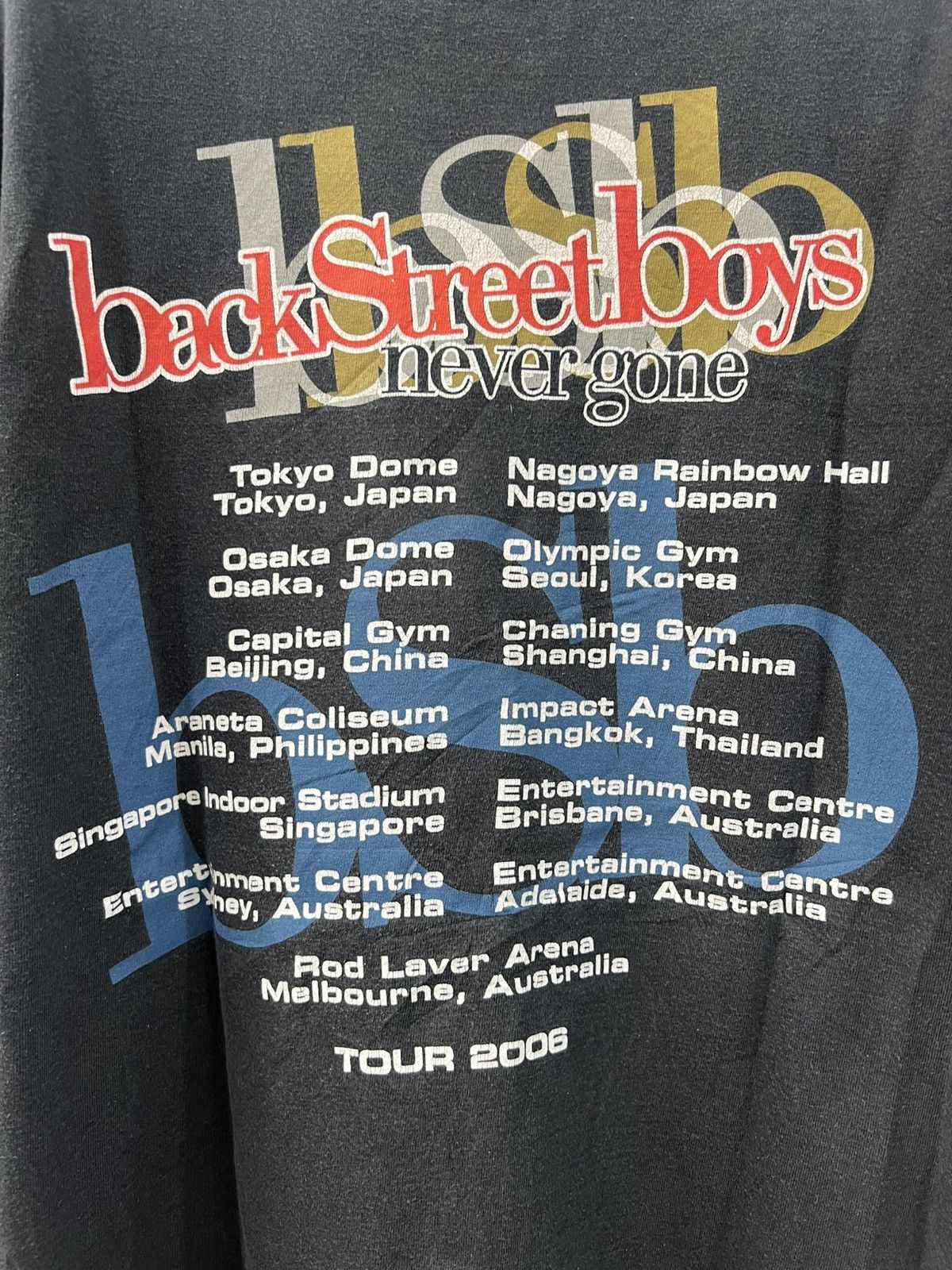 Band Tees VINTAGE BACKSTREET BOYS NEVER GONE ALBUM 2005 BAND TEES Size US M / EU 48-50 / 2 - 4 Thumbnail