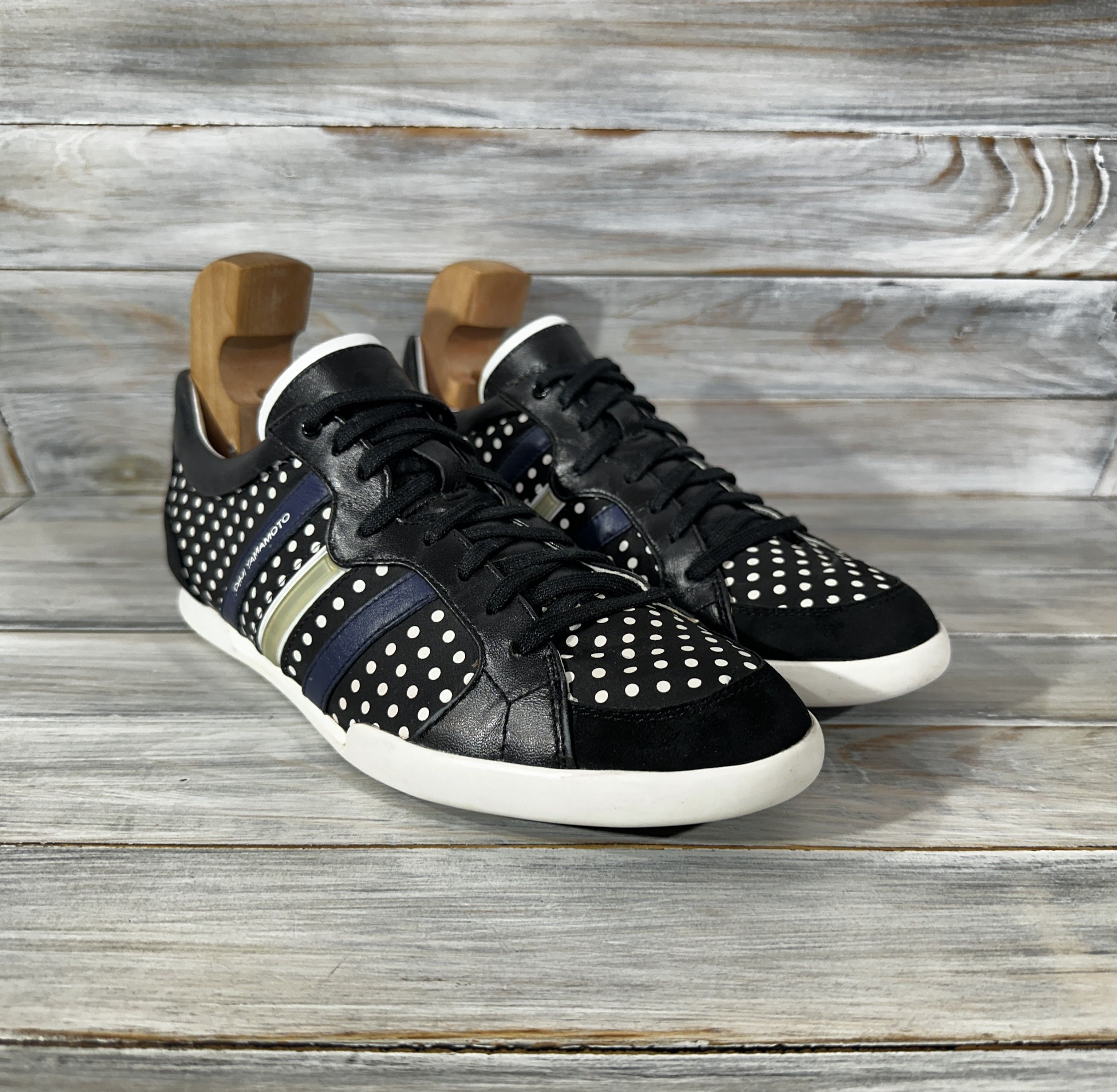 Adidas Yohji Yamamoto Adidas Leather Suede Sneakers Luxury Brand Size US 7.5 / IT 37.5 - 2 Thumbnail