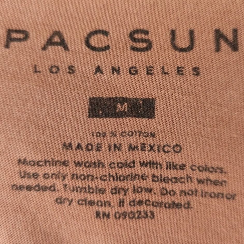 Pacsun PacSun Sunflower T Shirt Mens Size Medium Orange Water & Sun House Plants Shirt Size US M / EU 48-50 / 2 - 6 Thumbnail