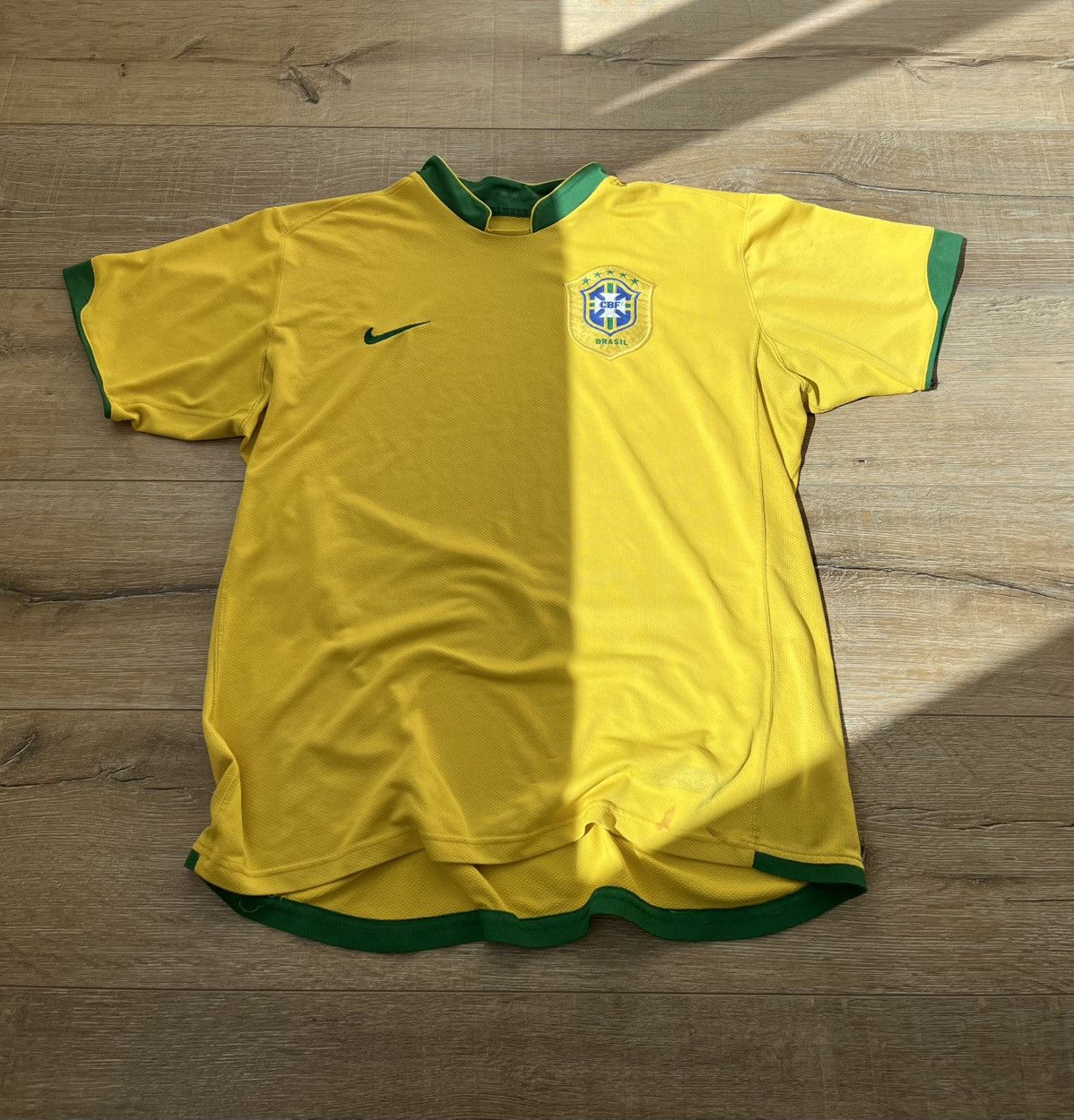 Nike VINTAGE NIKE BRASIL 2006 JERSEY Y2K Size US L / EU 52-54 / 3 - 1 Thumbnail