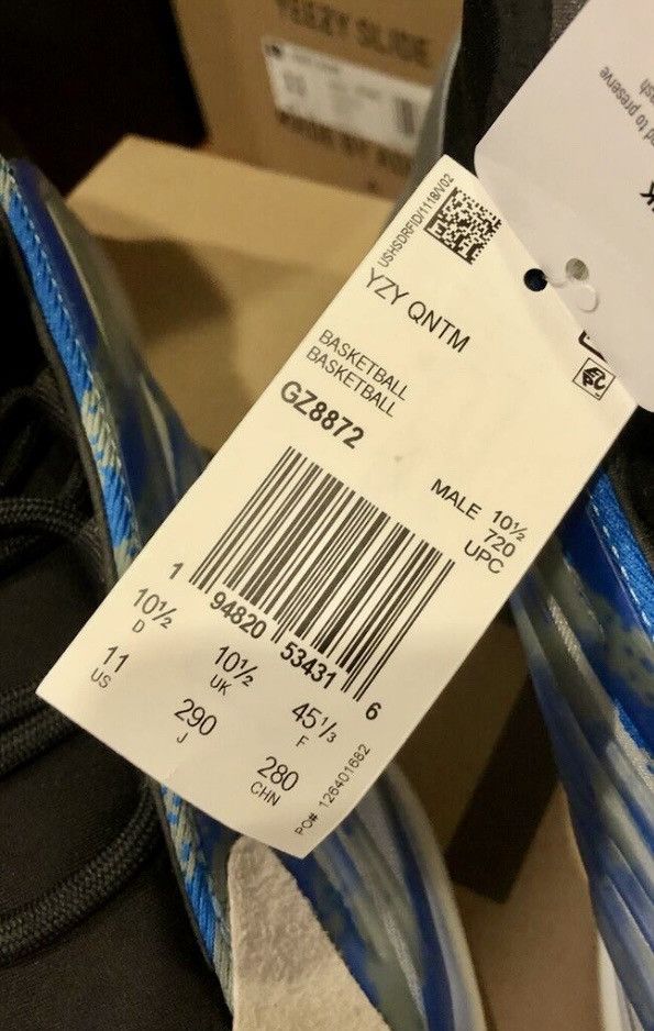 Adidas × Yeezy Adidas Yeezy QNTM Frozen Blue Size US 11 / EU 44 - 4 Thumbnail