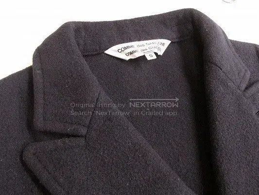 Comme des Garcons Comme Des Garcons Melton Deformed Coat Size S / US 4 / IT 40 - 6 Thumbnail