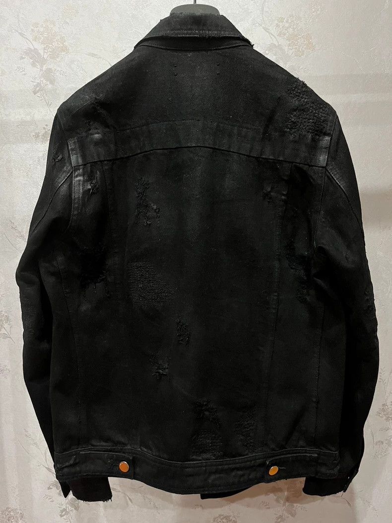 Amiri Amiri 15fw brush wax to destroy denim jacket 2501-Nextarrow Size US M / EU 48-50 / 2 - 2 Thumbnail