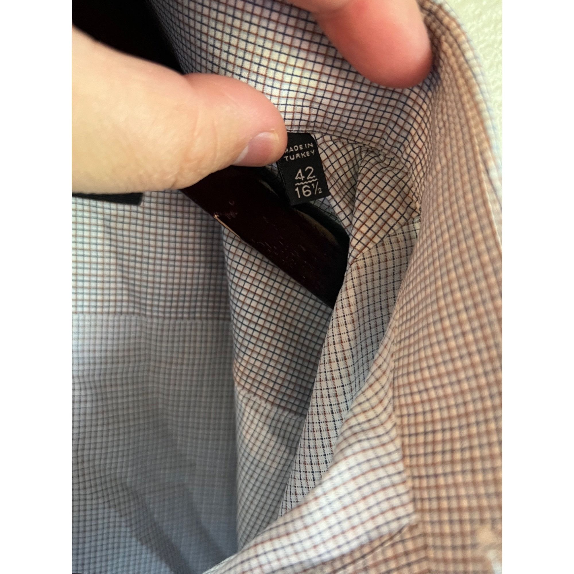 Ermenegildo Zegna Ermenegildo Zenga Long Sleeve Button Up Shirt - Size 16.5 Size US L / EU 52-54 / 3 - 4 Thumbnail