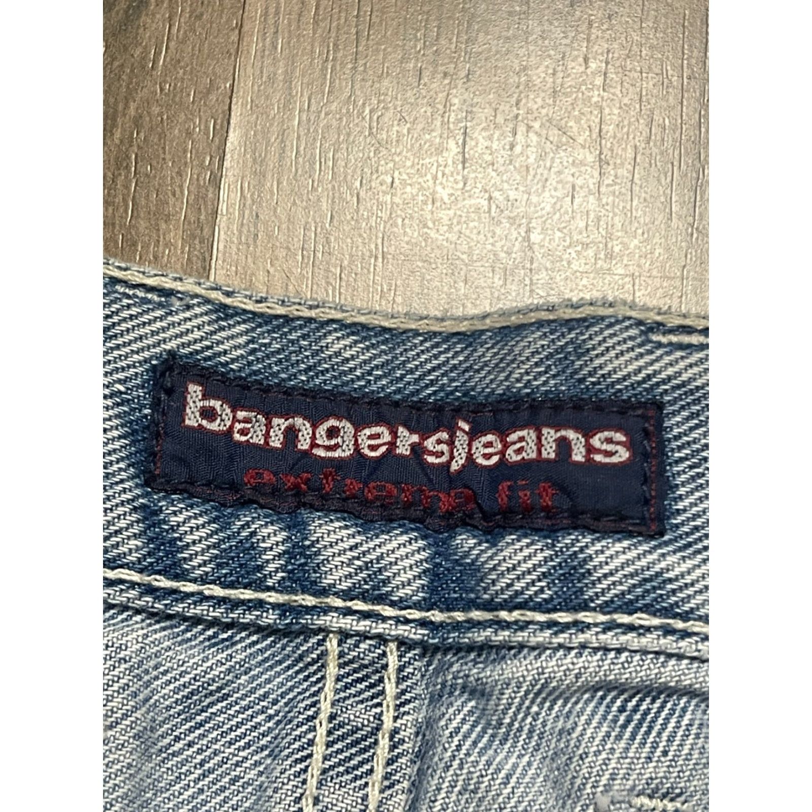Vintage Bangersjeans Jeans, Men's Size 34x30.5, Blue, Denim, Cargo Baggy Jeans, Regular Fit, 34x30.5, Men, Jeans, 30.5 Inseam, blue Size US 34 / EU 50 - 5 Thumbnail