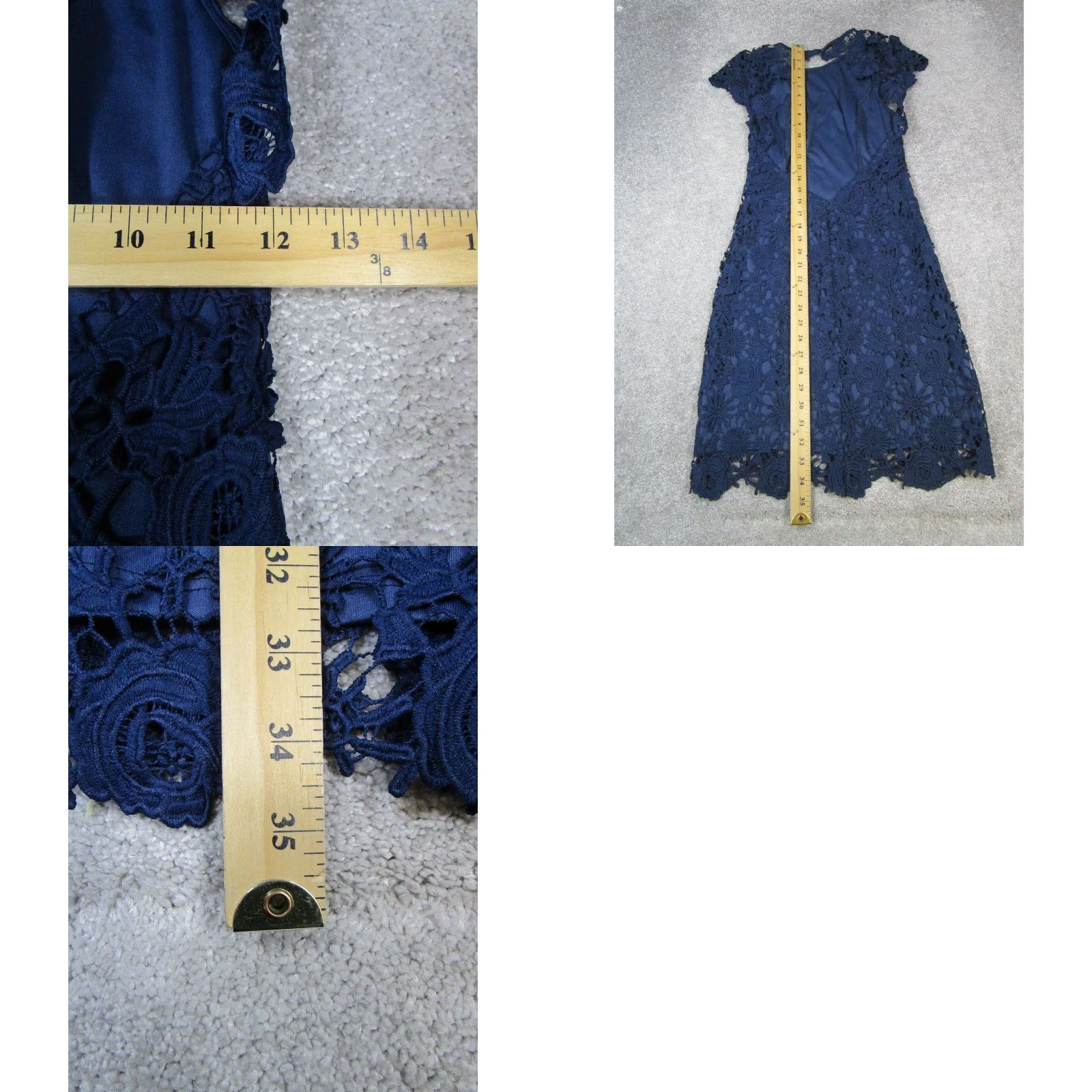 Lulus Lulus Dress Xs Blue Floral Embroidery Womens Size XS / US 0-2 / IT 36-38 - 8 Thumbnail