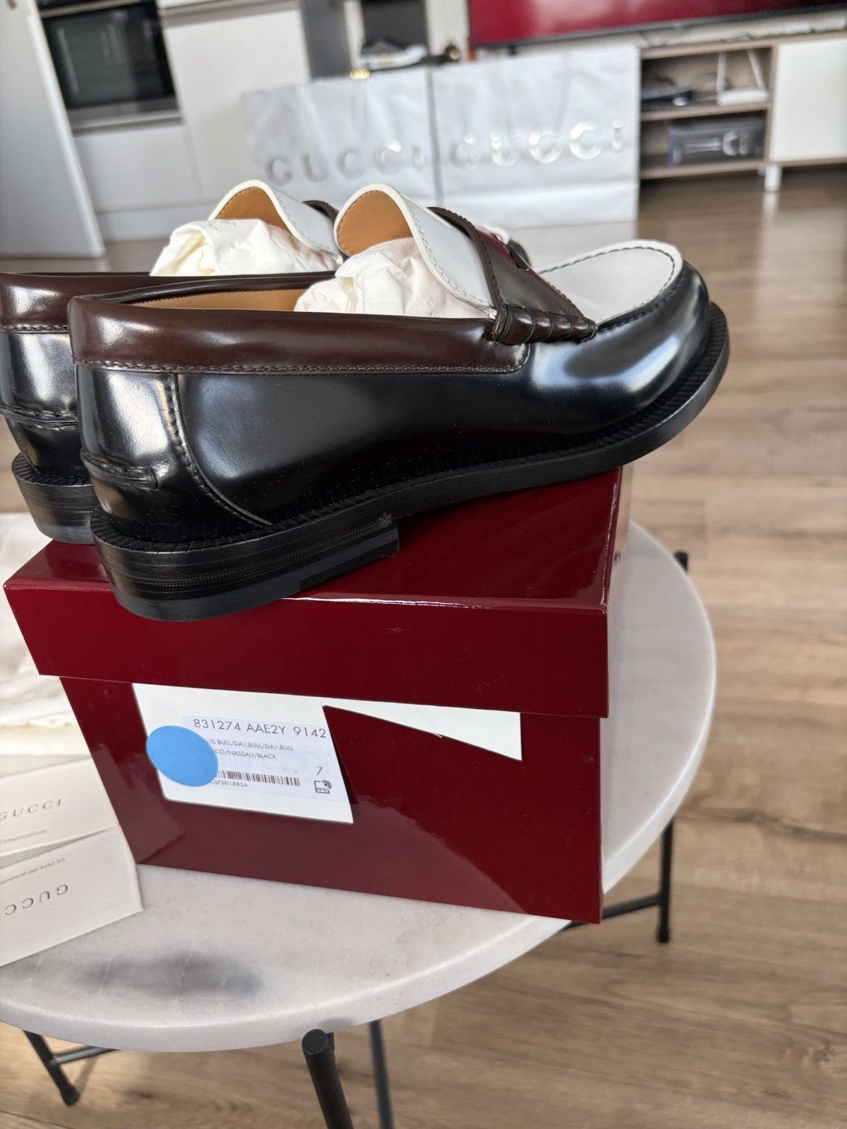 Gucci Gucci leather penny loafers Size US 8 / EU 41 - 9 Thumbnail