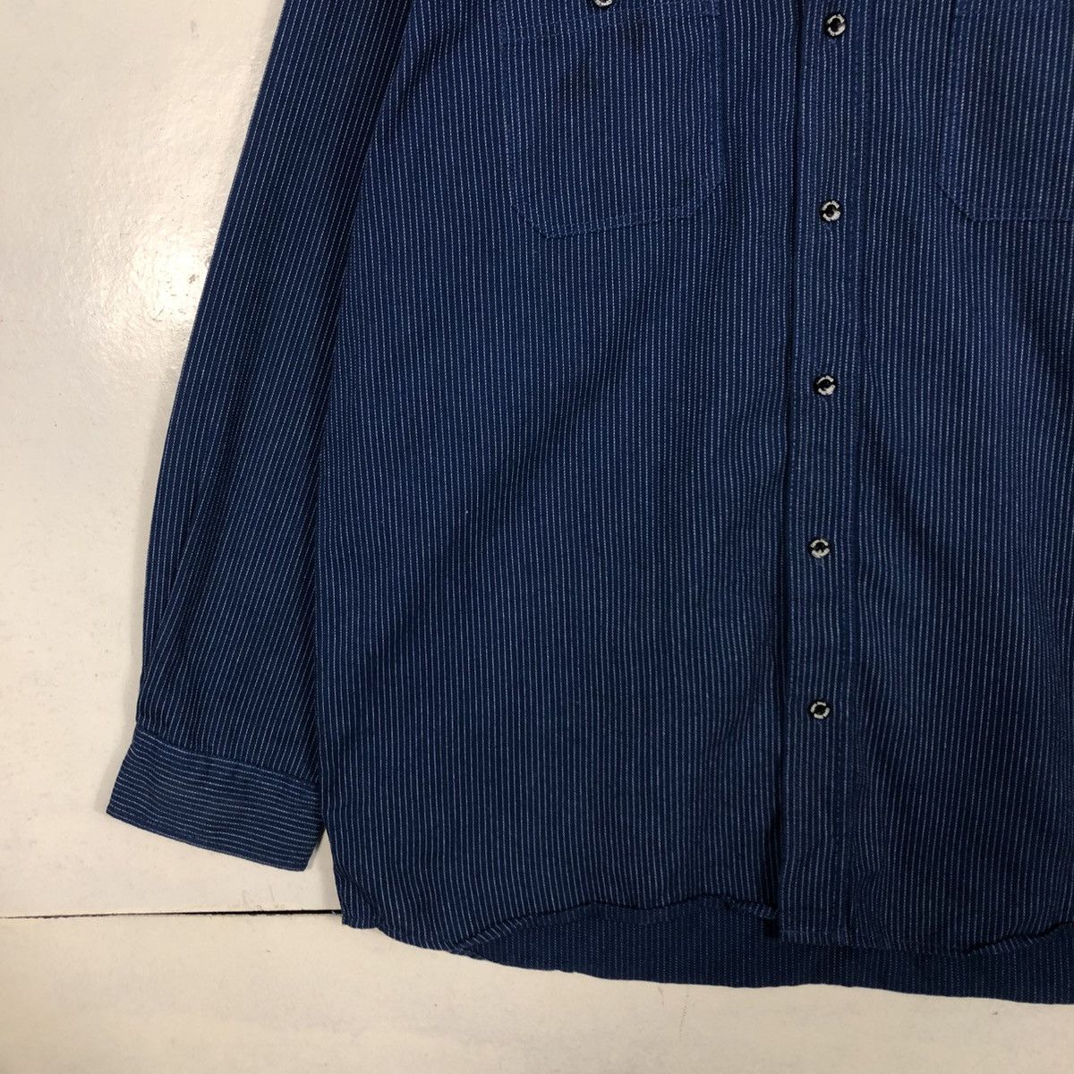 Japanese Brand Vintage Hickory Chore Striped Jacket Open Dich Size US L / EU 52-54 / 3 - 6 Thumbnail