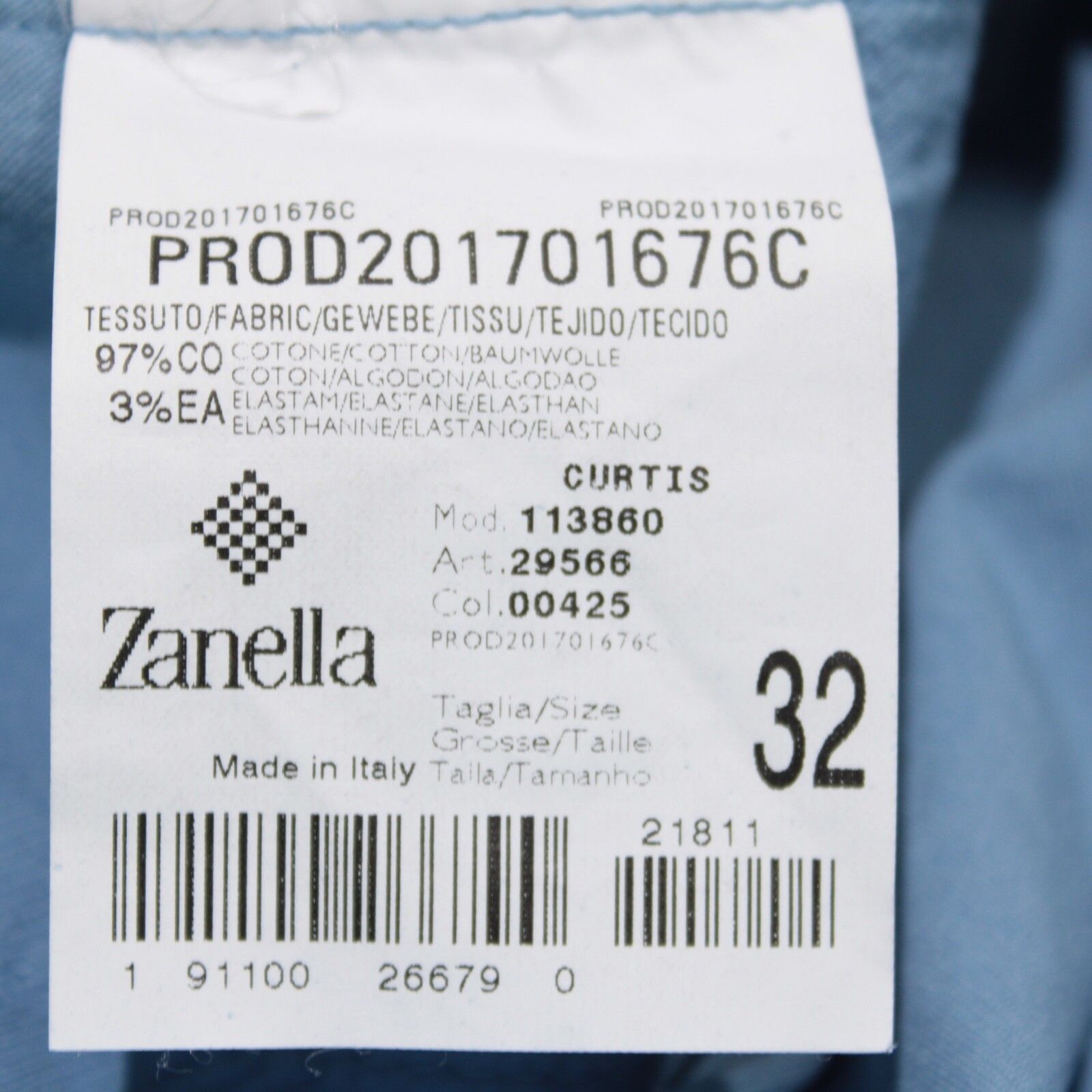 Zanella Zanella New with tags Chino Size 34 US In Blue Size US 34 / EU 50 - 5 Thumbnail