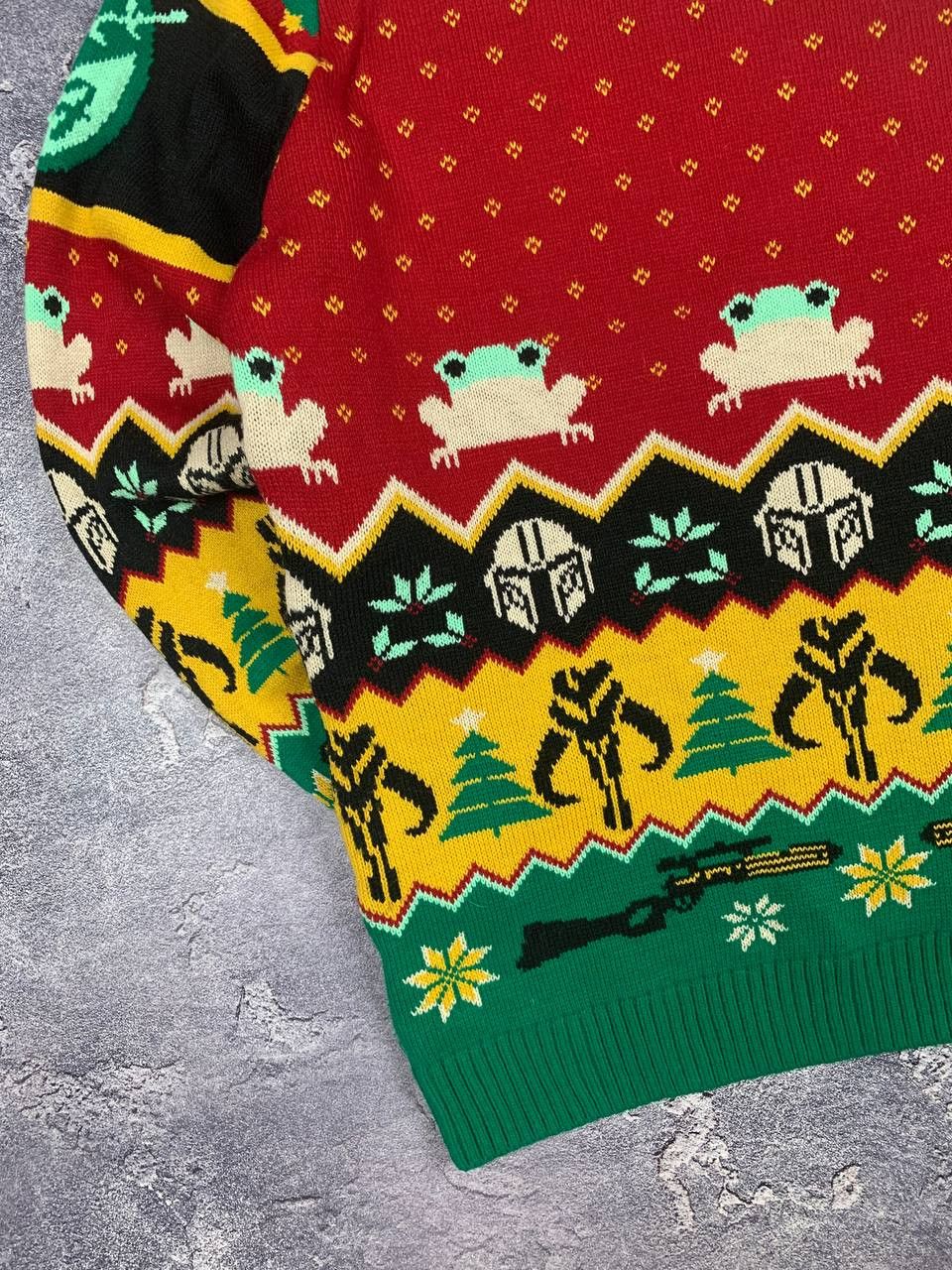 Star Wars Star Wars The Mandalorian Baby Yoda Ugly Christmas Sweater Size US M / EU 48-50 / 2 - 12 Thumbnail