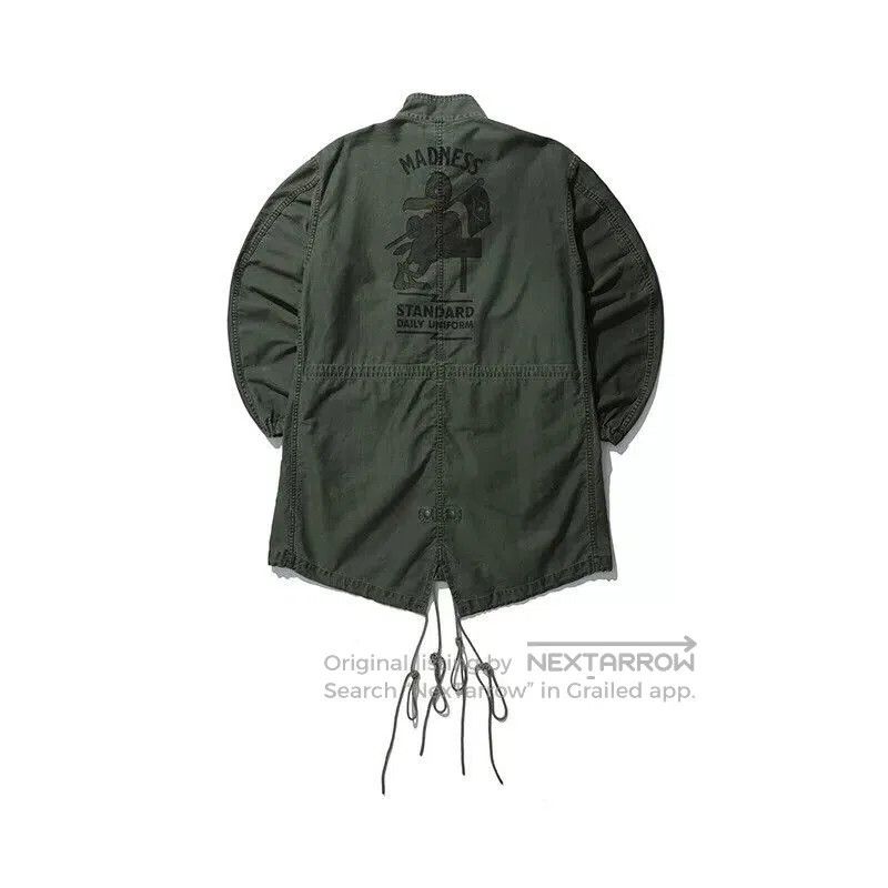 Madness long green jacket with drawstring hem. Size US XL / EU 56 / 4 - 3 Thumbnail